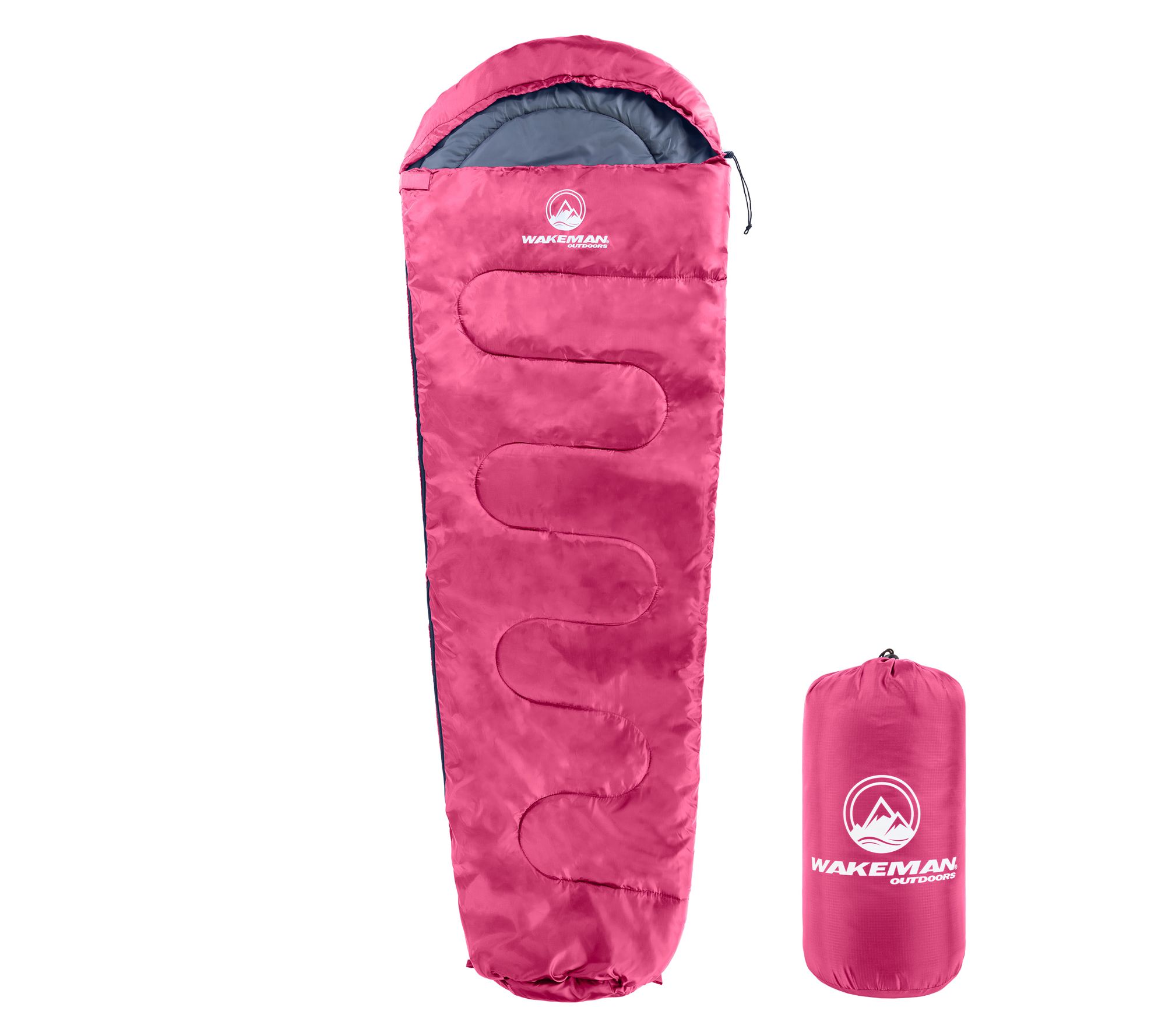 Wakeman Mummy Sleeping Bag Cold Weather Rated 25F Waterproof