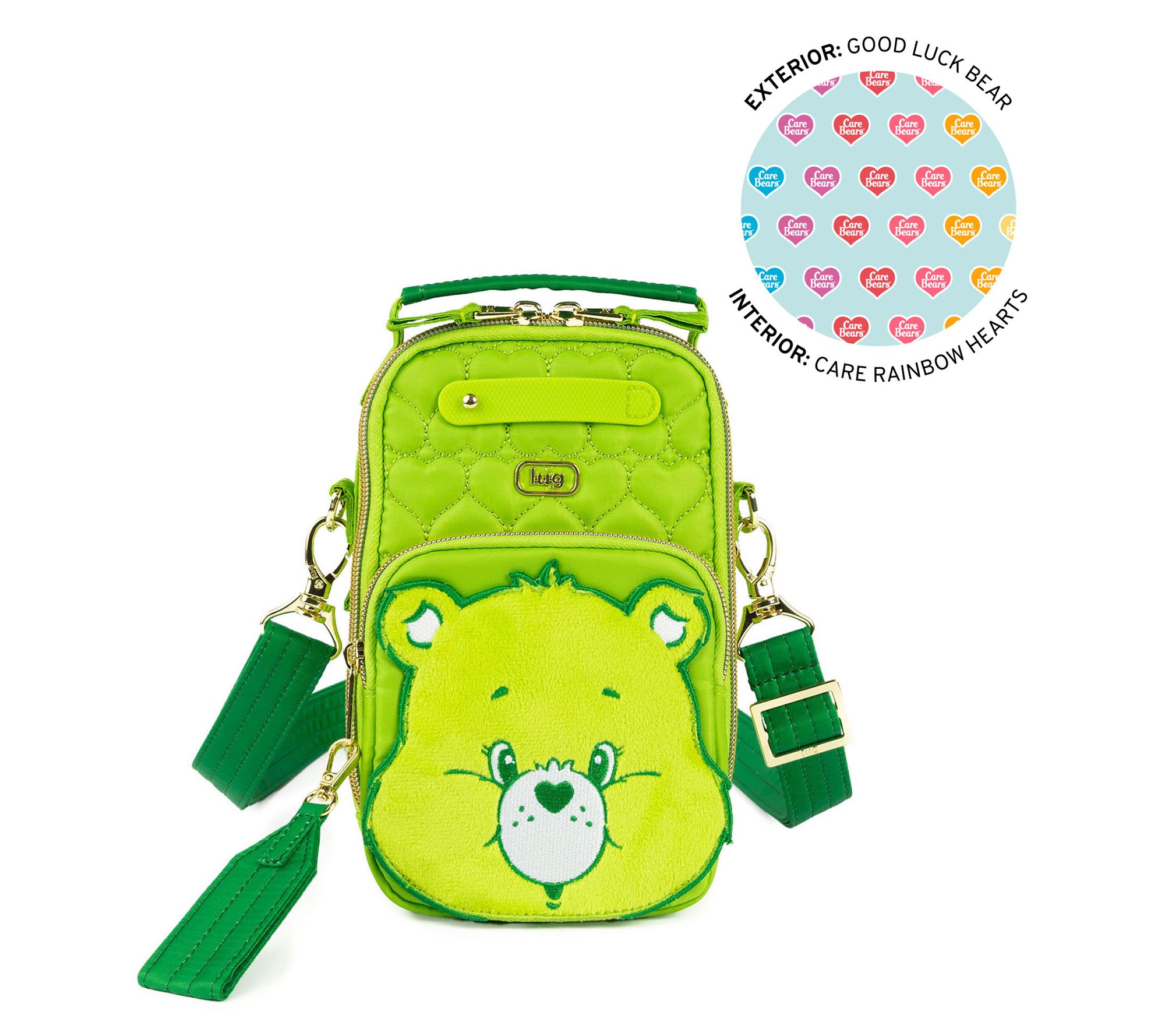 小物 tfastandbutter Care Bears x Lug Adjustable Crossbody - Skeeter Mini - QVC.com