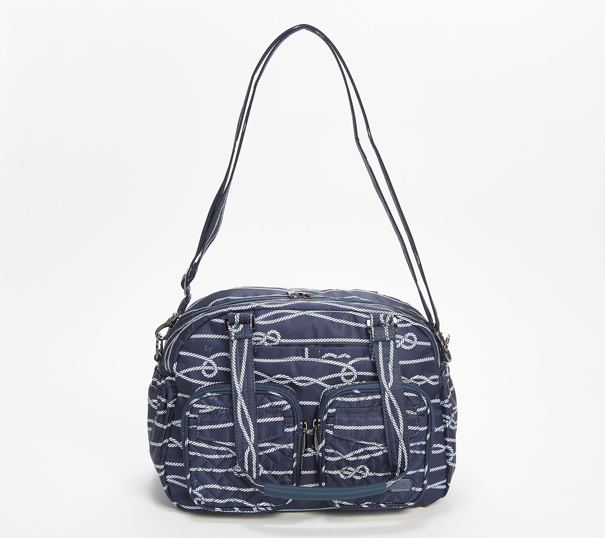 Lug Quilted Convertible Carryall Tote - Jumper - QVC.com