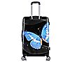 InUSA Lightweight Hardside Spinner 28" Black Butterfly Luggag, 5 of 7