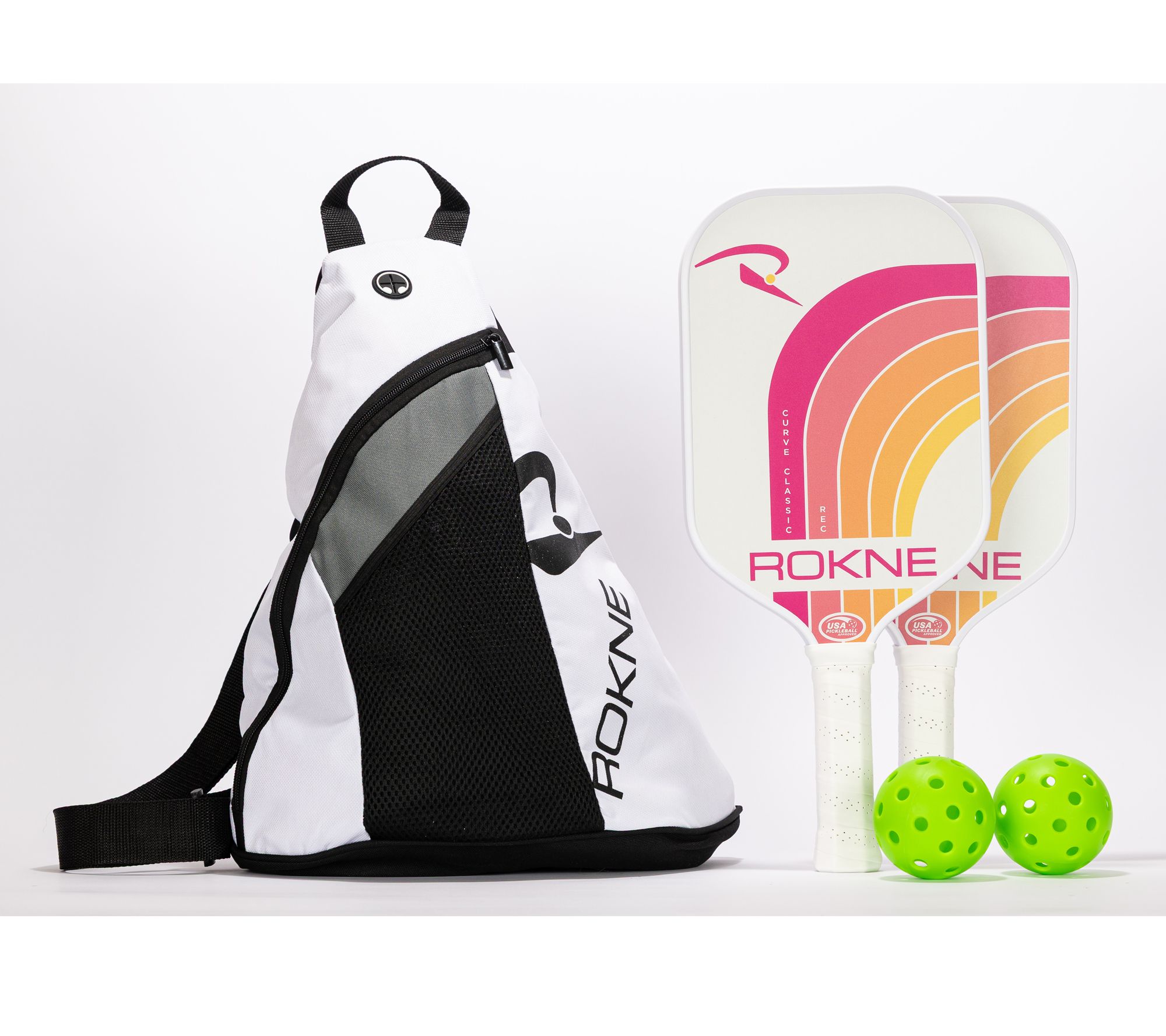ROKNE Pickleball Curve Classic REC Paddle Set