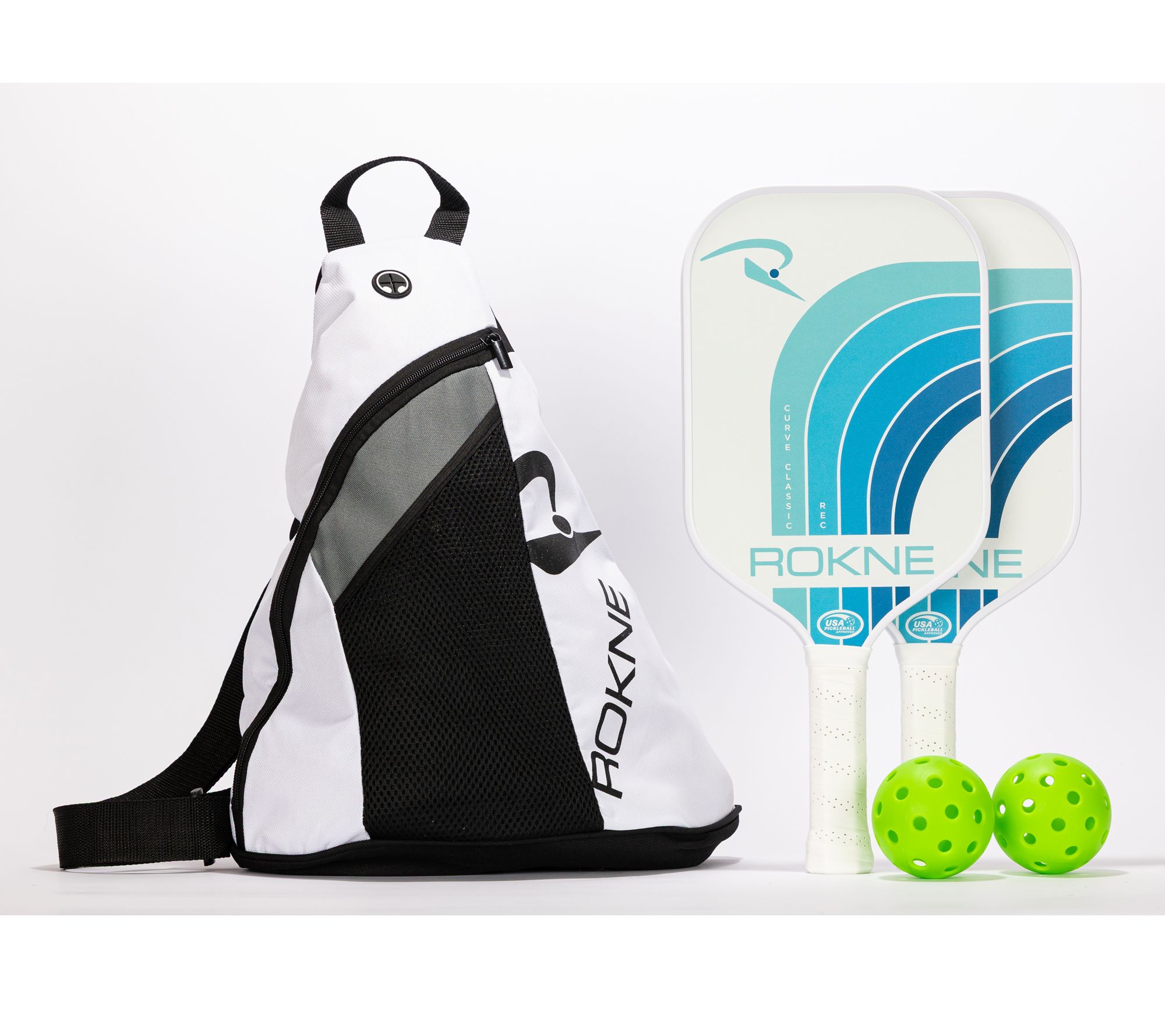 ROKNE Pickleball Curve Classic REC Paddle Set