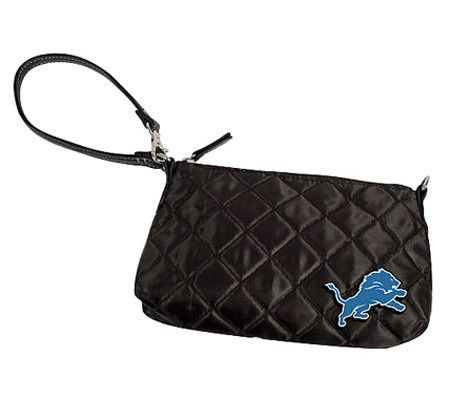 NFL Detroit Lions Quilted Wristlet 