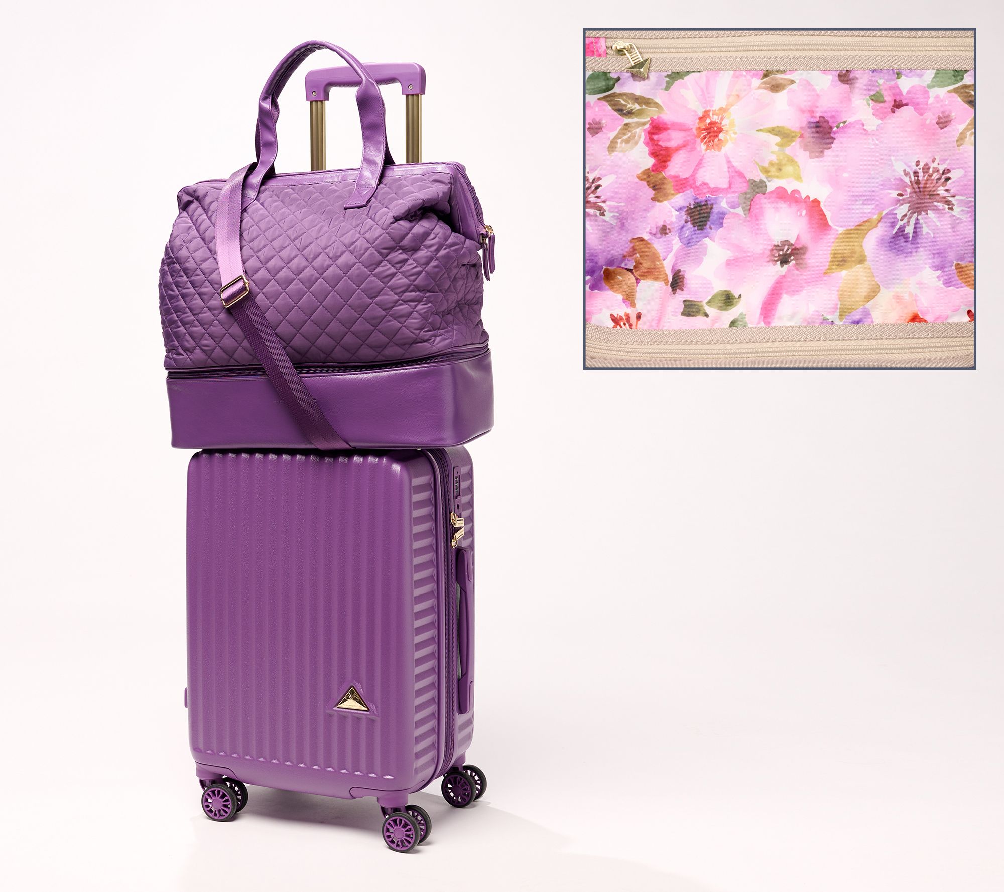 Qvc carry on luggage on sale