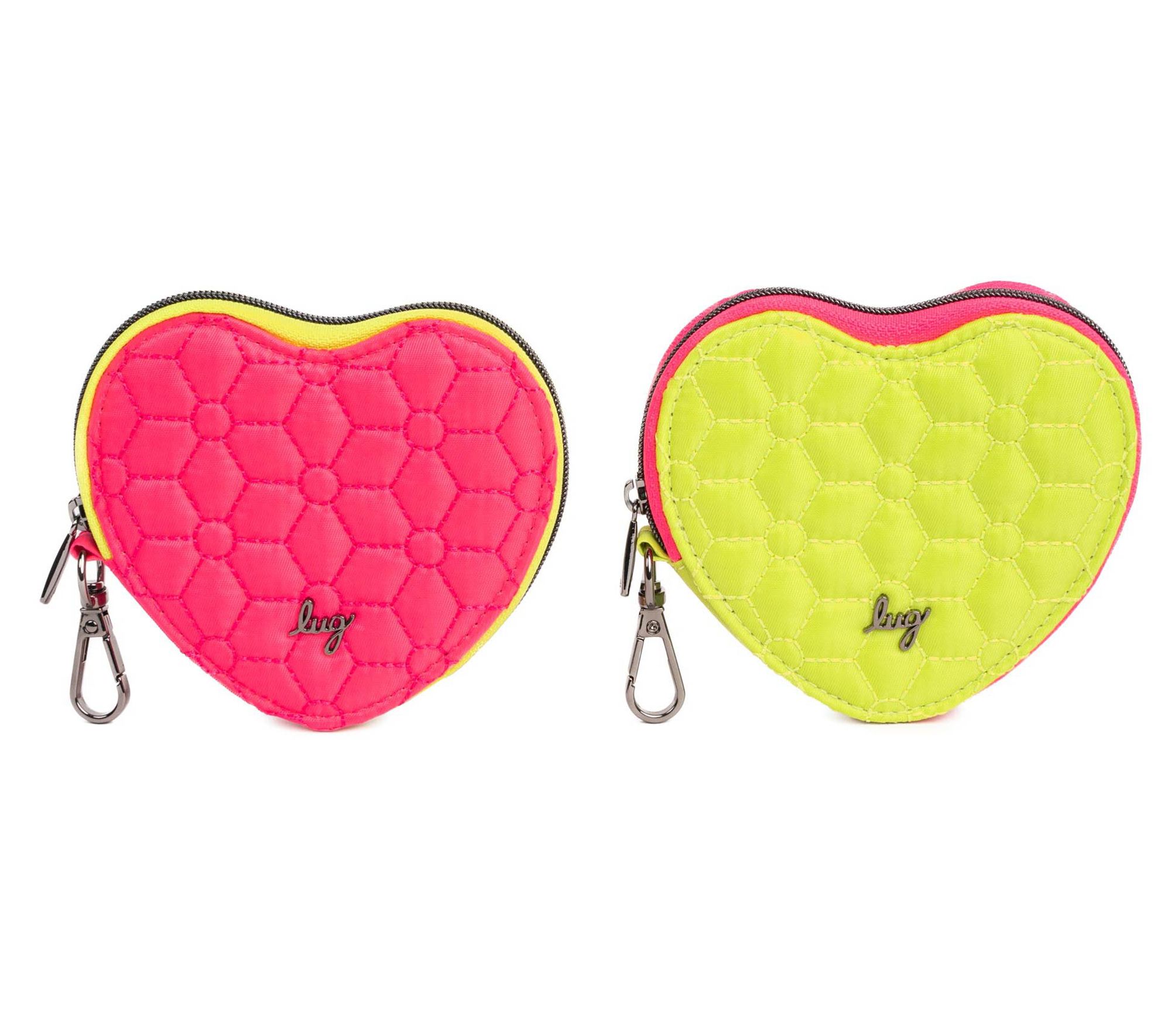 Lug Classic Heart Pouch Key Chain Set of 2