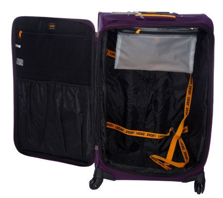 Lucas cheap luggage purple