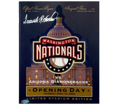 Washington Nationals Opening Day program, 2005