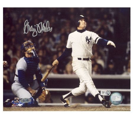 Graig Nettles World Series Swing 8x10 Photo (MLB Auth) 