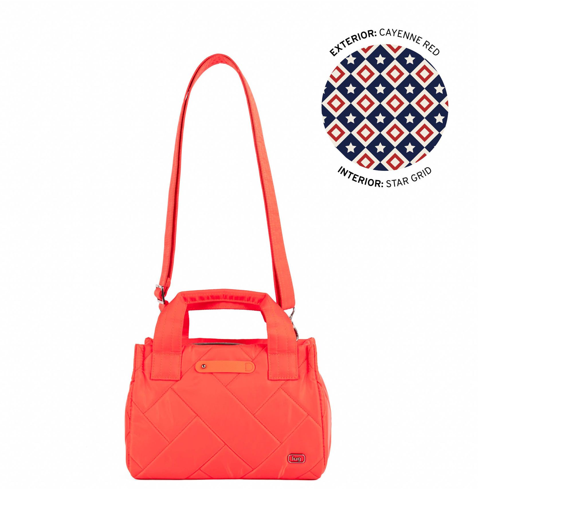 Lug Classic Quilted Crossbody w/ Tote Handles - Jitterbug