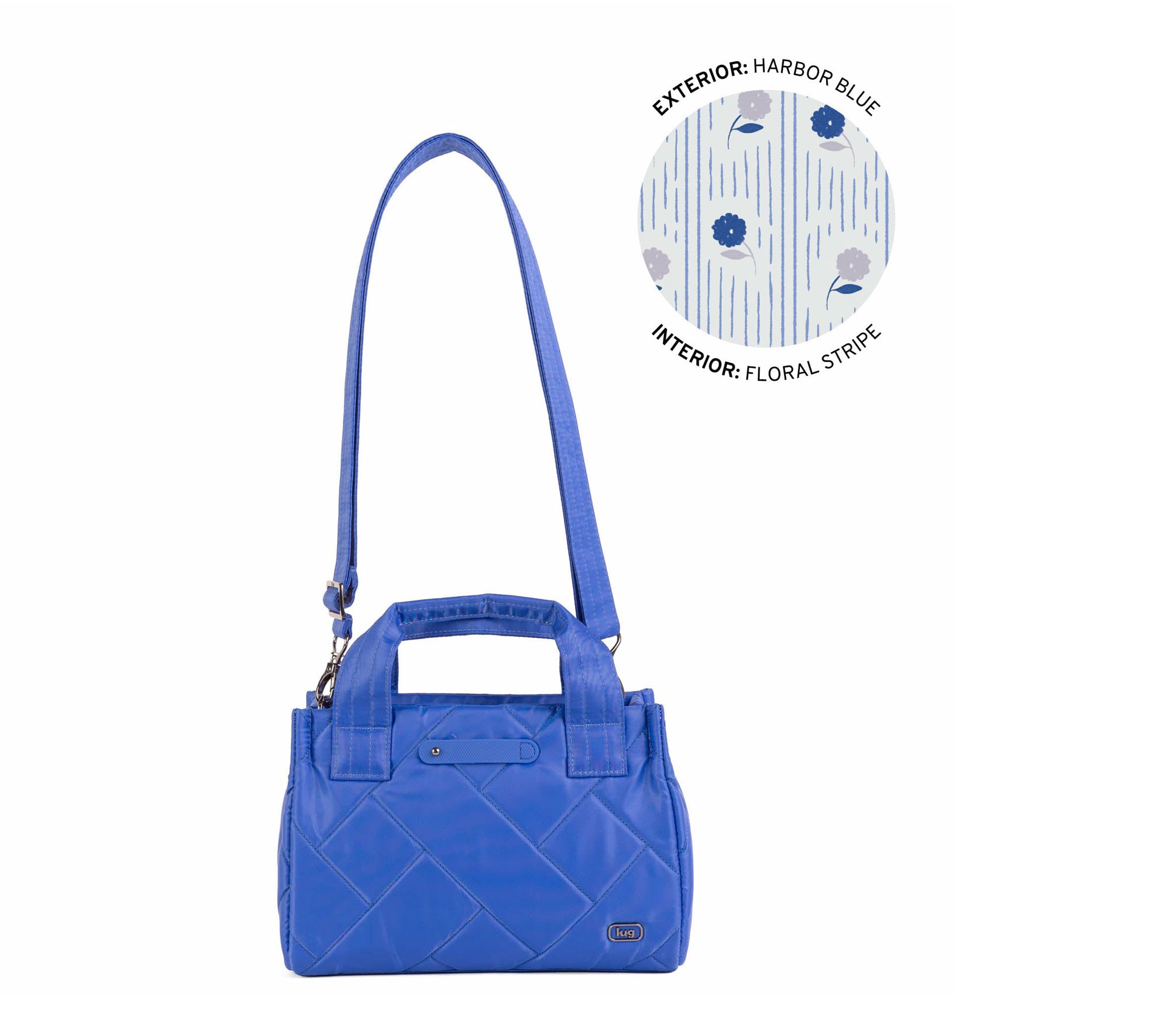 Lug Classic Quilted Crossbody w/ Tote Handles - Jitterbug