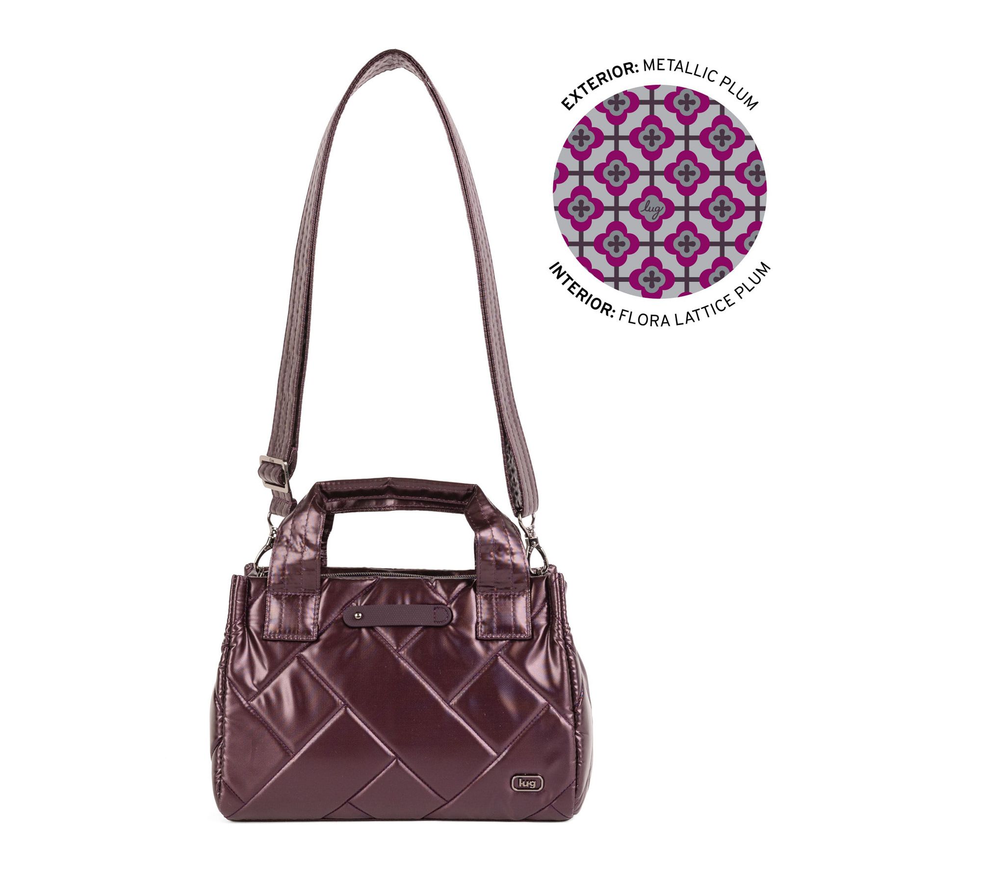Lug Classic Quilted Crossbody w/ Tote Handles - Jitterbug