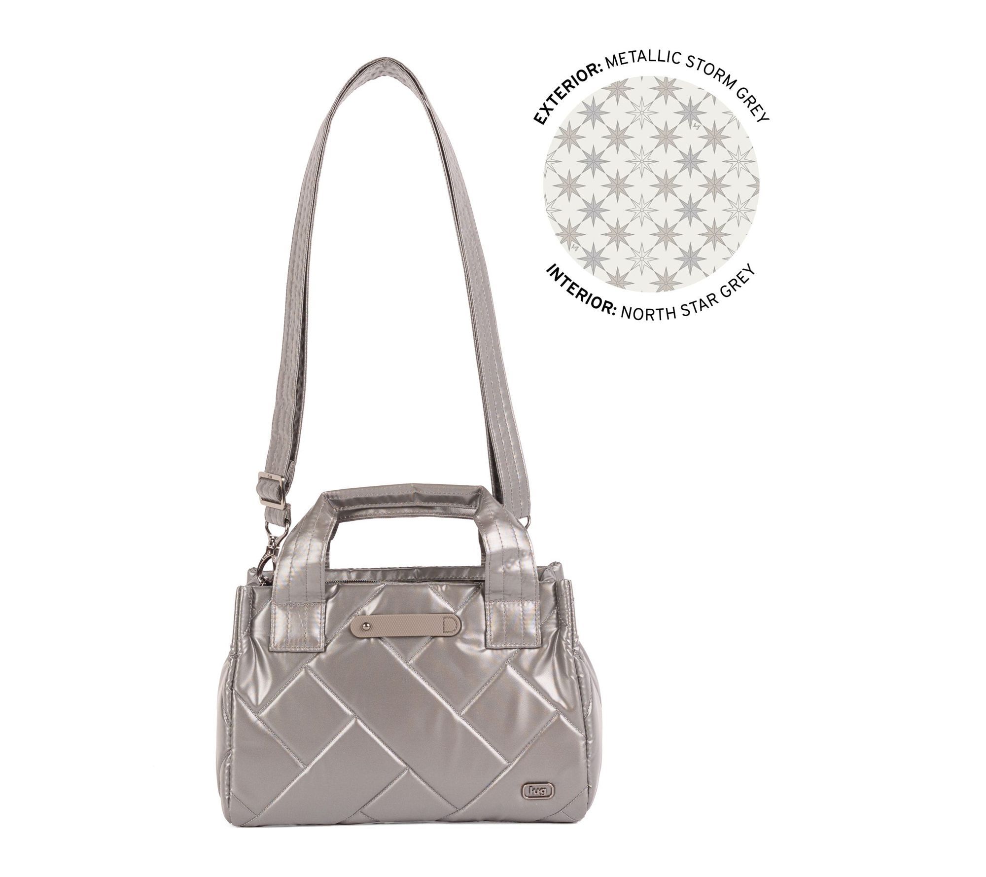 Lug Classic Quilted Crossbody w/ Tote Handles - Jitterbug