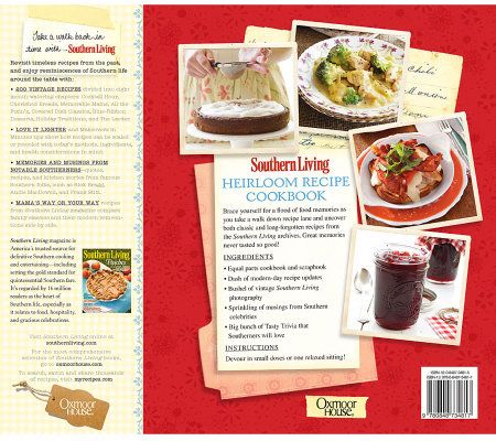 Heirloom Recipe Cookbook from Southern Living 