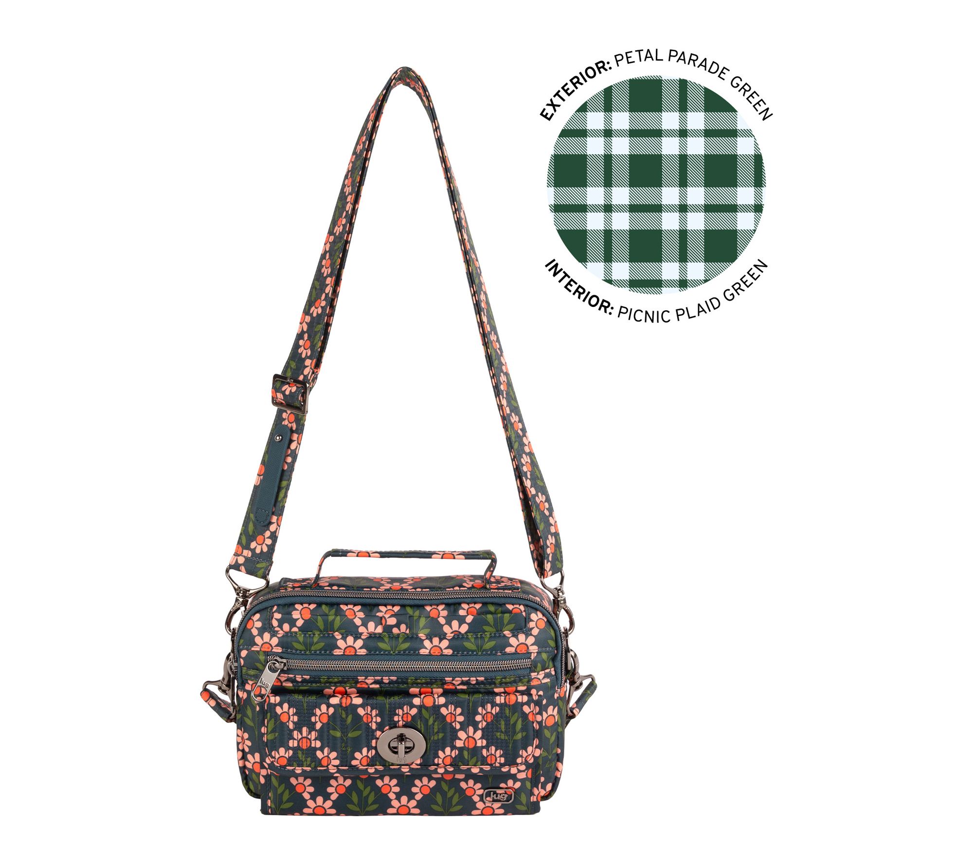 Lug Quilted Crossbody with RFID & Charm Bar- Switch SE