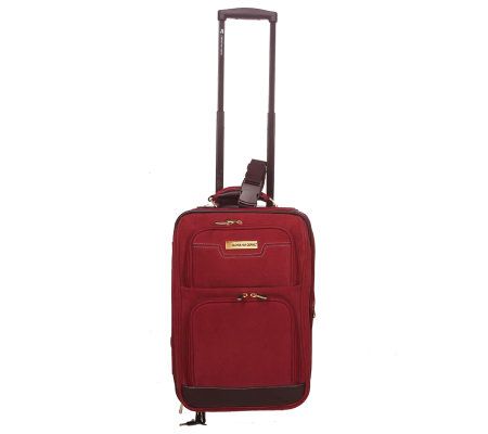 Gloria Vanderbilt 3pc Faux Suede Finish Luggage Set - QVC.com