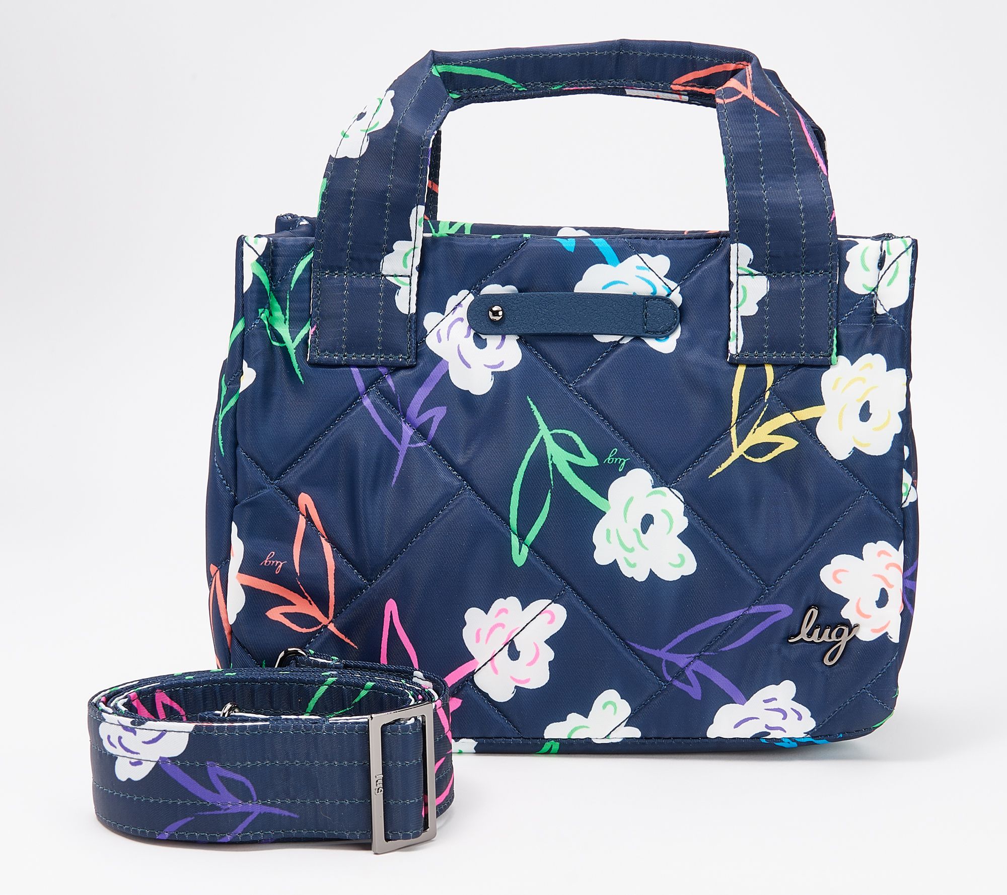 Lug Classic Quilted Crossbody with Tote Handles - Jitterbug