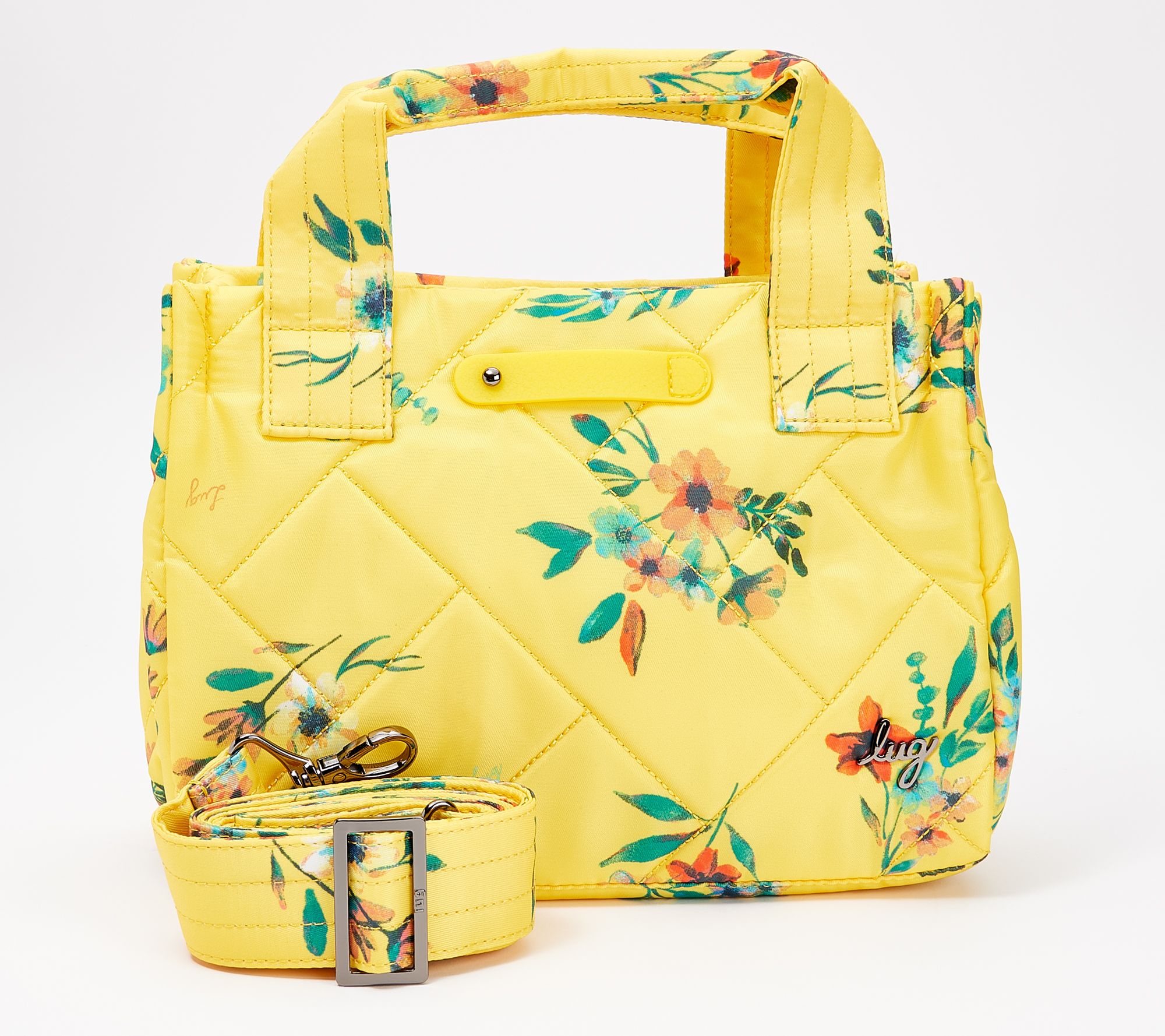 Lug Classic Quilted Crossbody with Tote Handles - Jitterbug