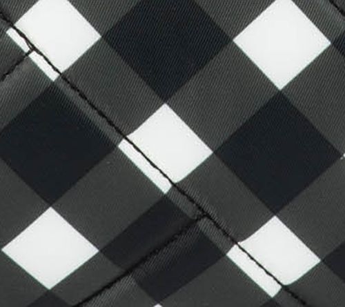 Gingham Black