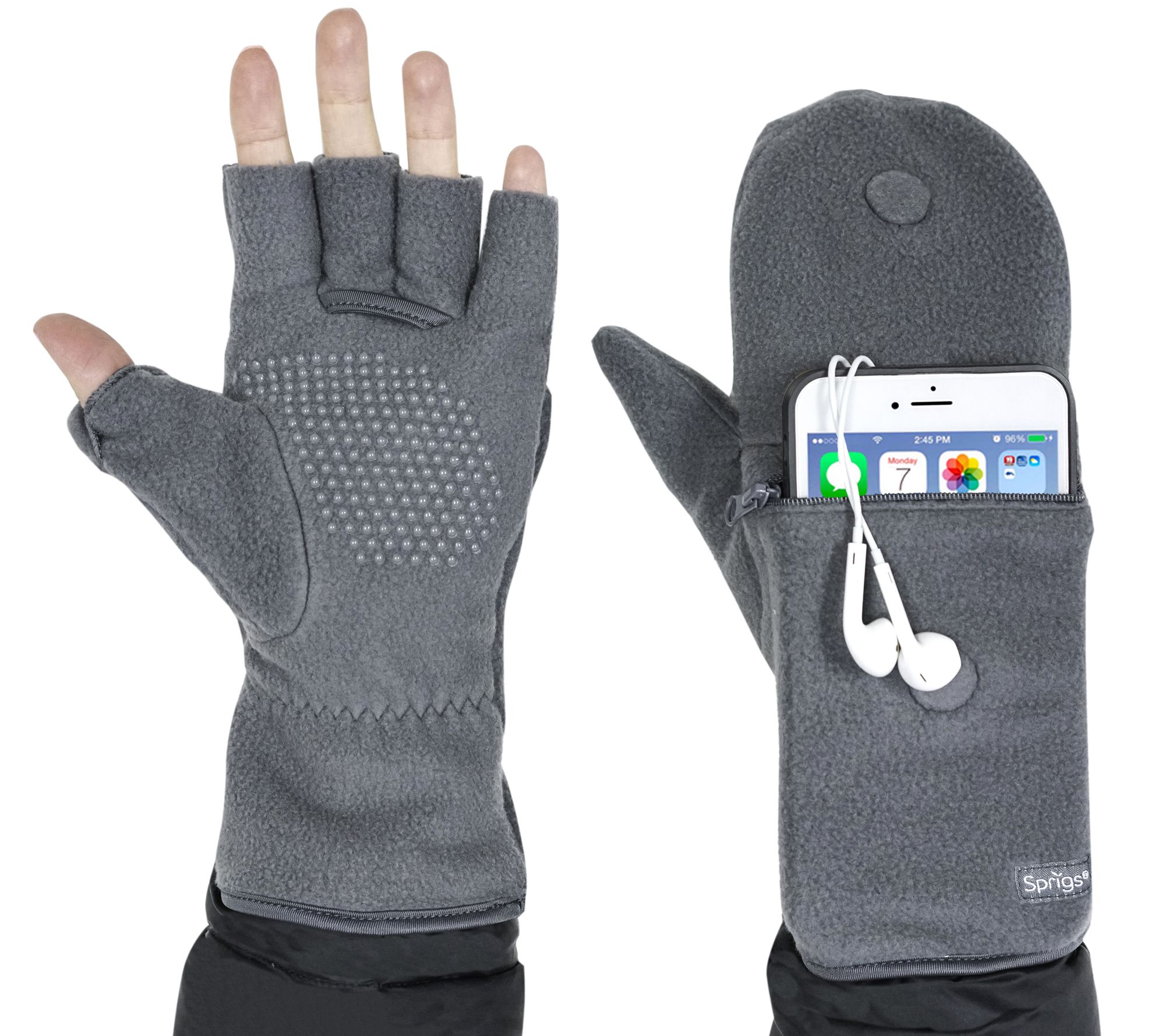 Multi Mitt Fingerless Gloves 