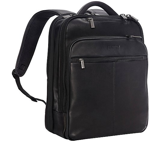 Kenneth Cole Reaction Leather EZ-Scan RFID 16"Laptop Backpack