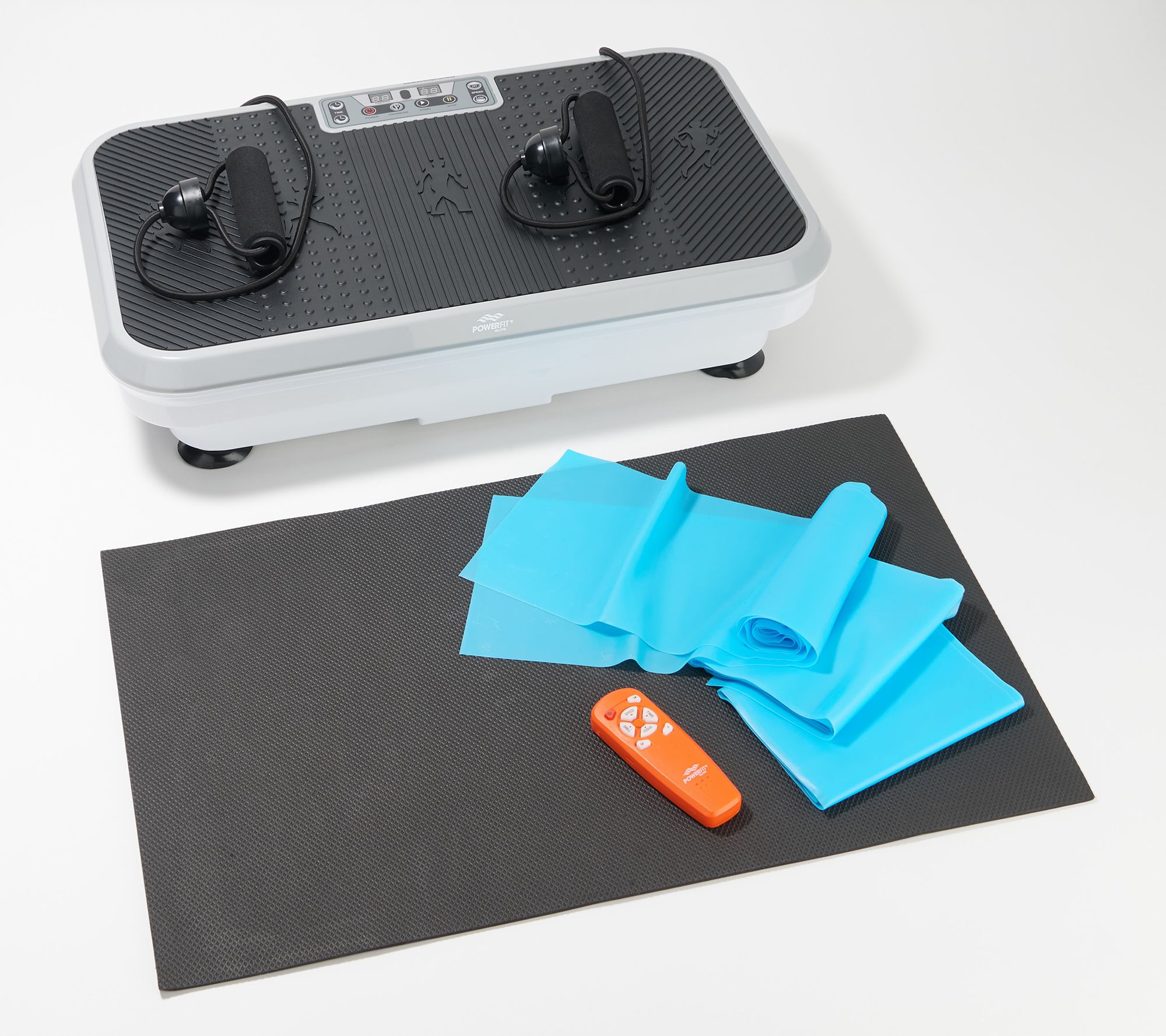 PowerFit Elite Vibration Platform with Exercise Bands & Mat