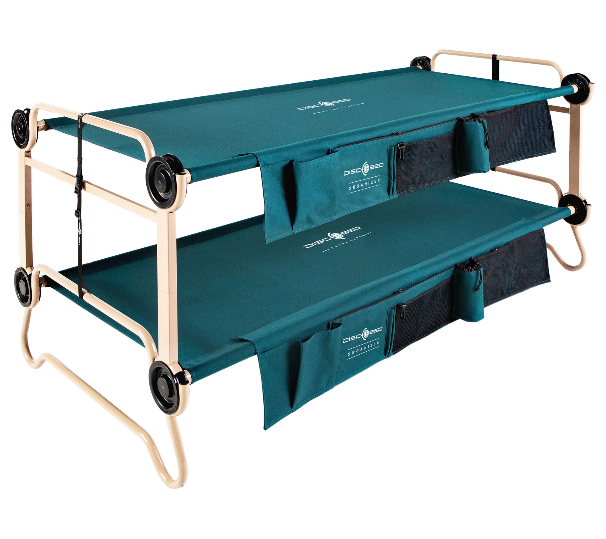 Disc-O-Bed Extra Large Camping Bed with Organizers