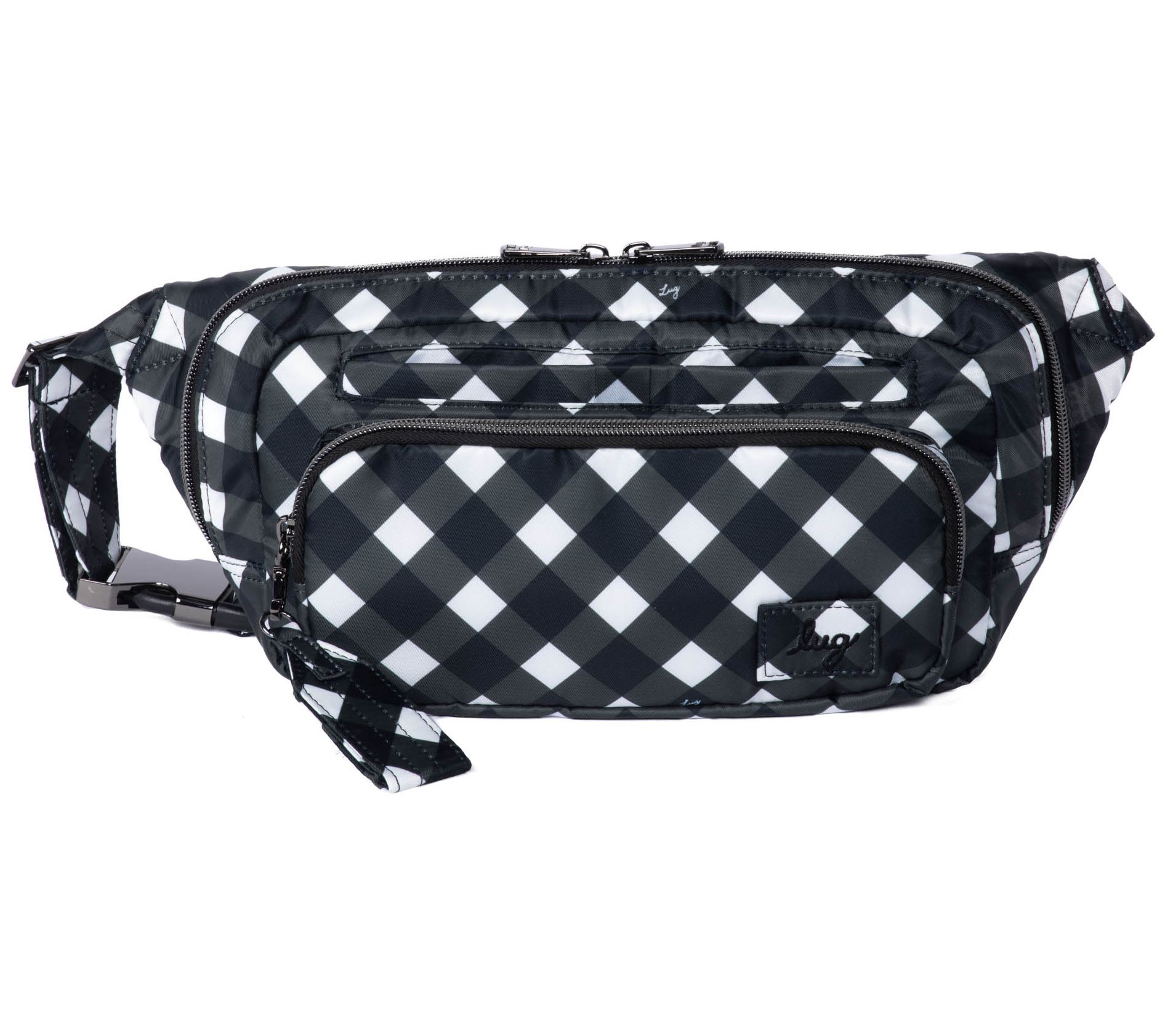 Think Royln Bum Bag Fanny Pack in White Studded Nylon for sale online