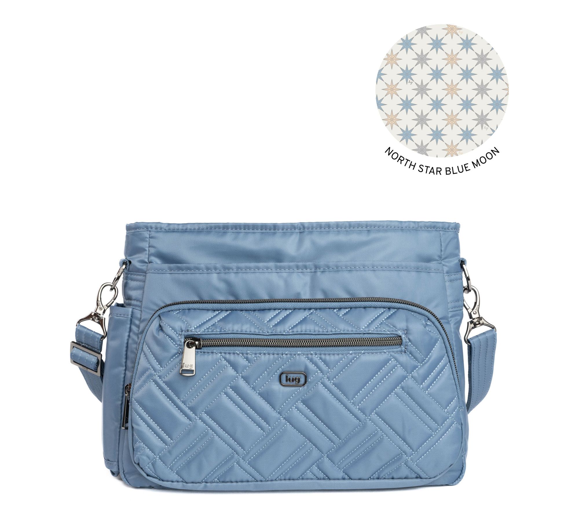 Lug Medium Crossbody with RFID Shimmy SE QVC