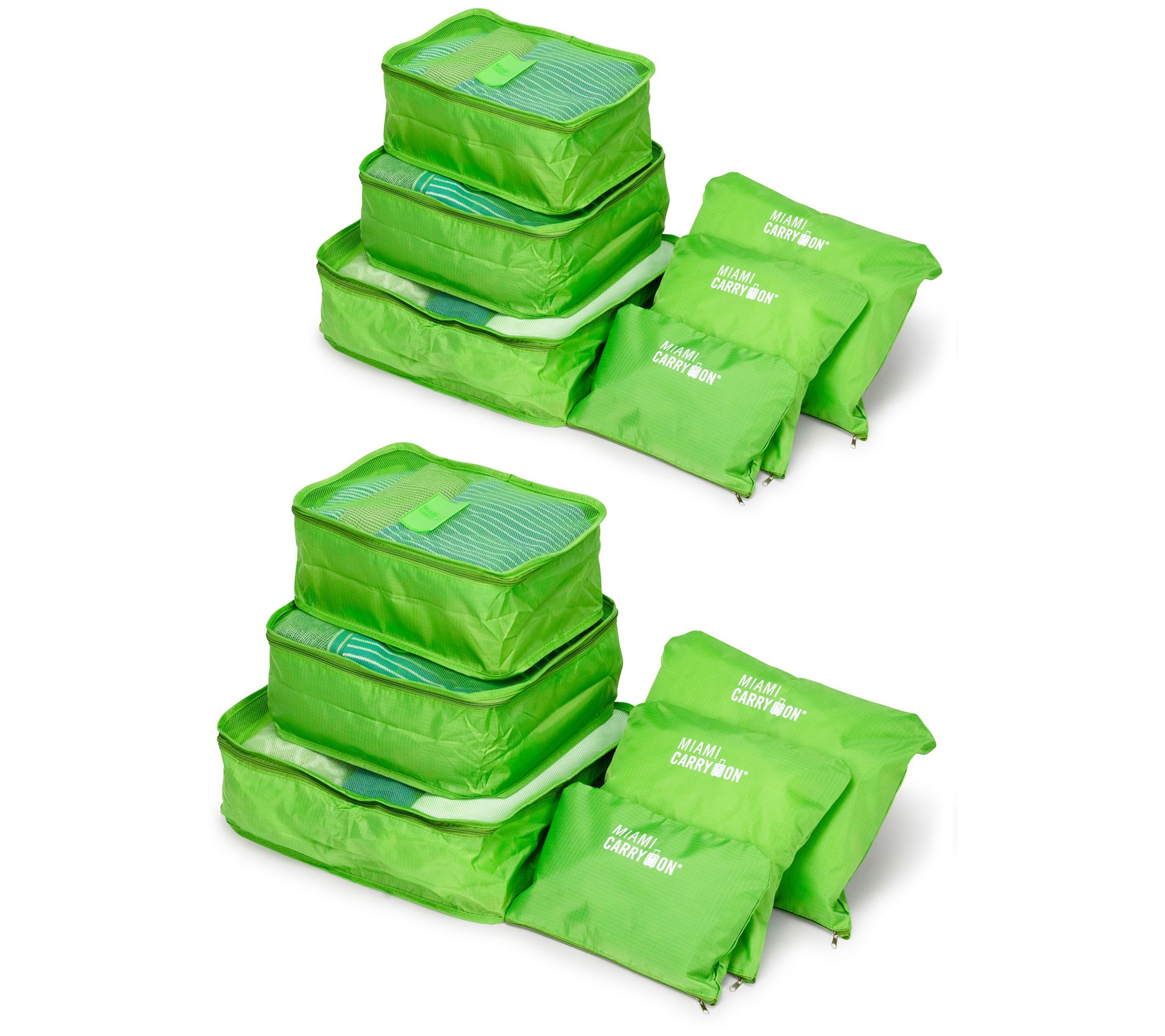 Miami Carryon 12-Piece Packing Cubes - LuggageOrganizer Kit