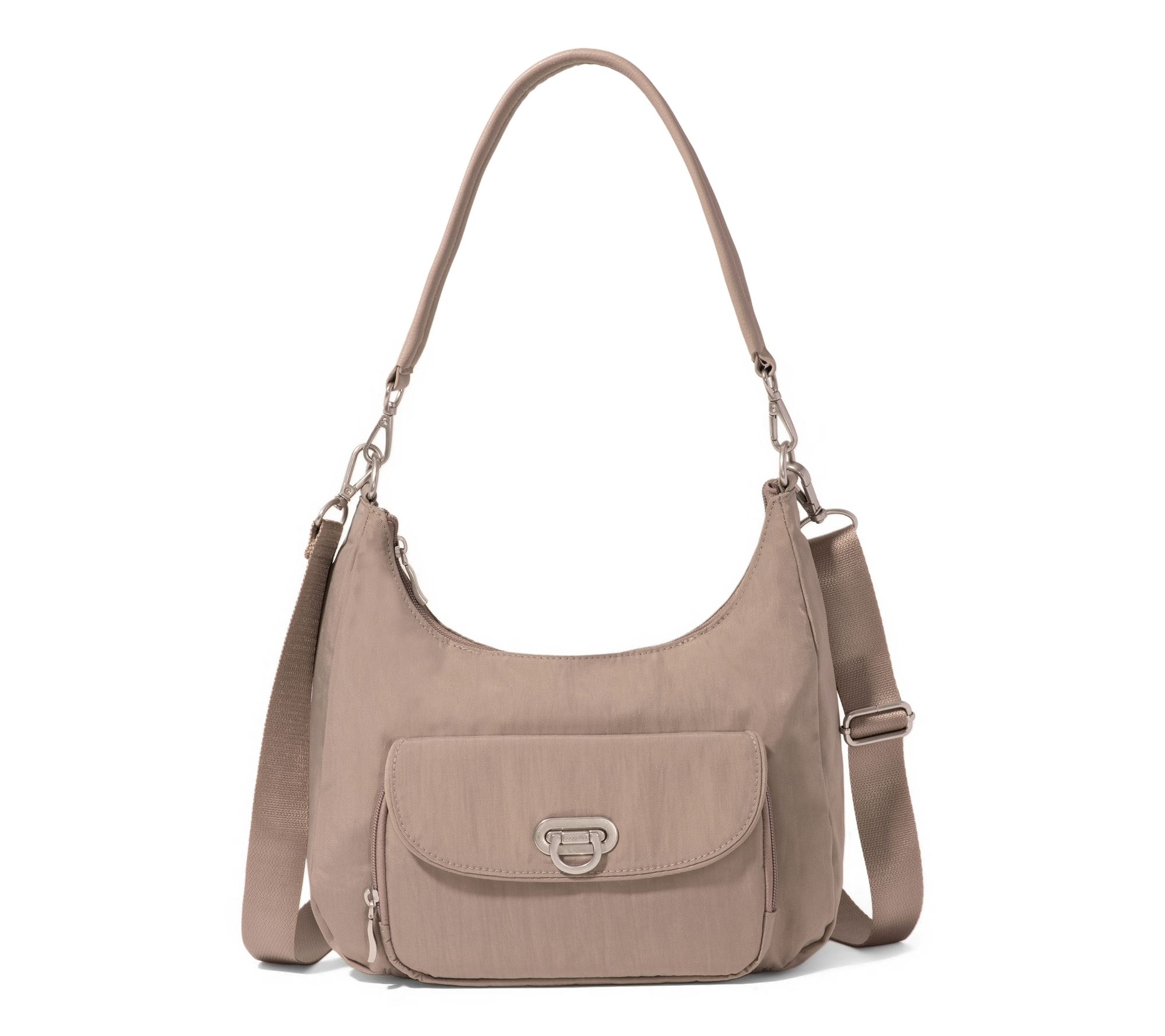 Baggallini Coastal Flip-Lock Half Moon Bag