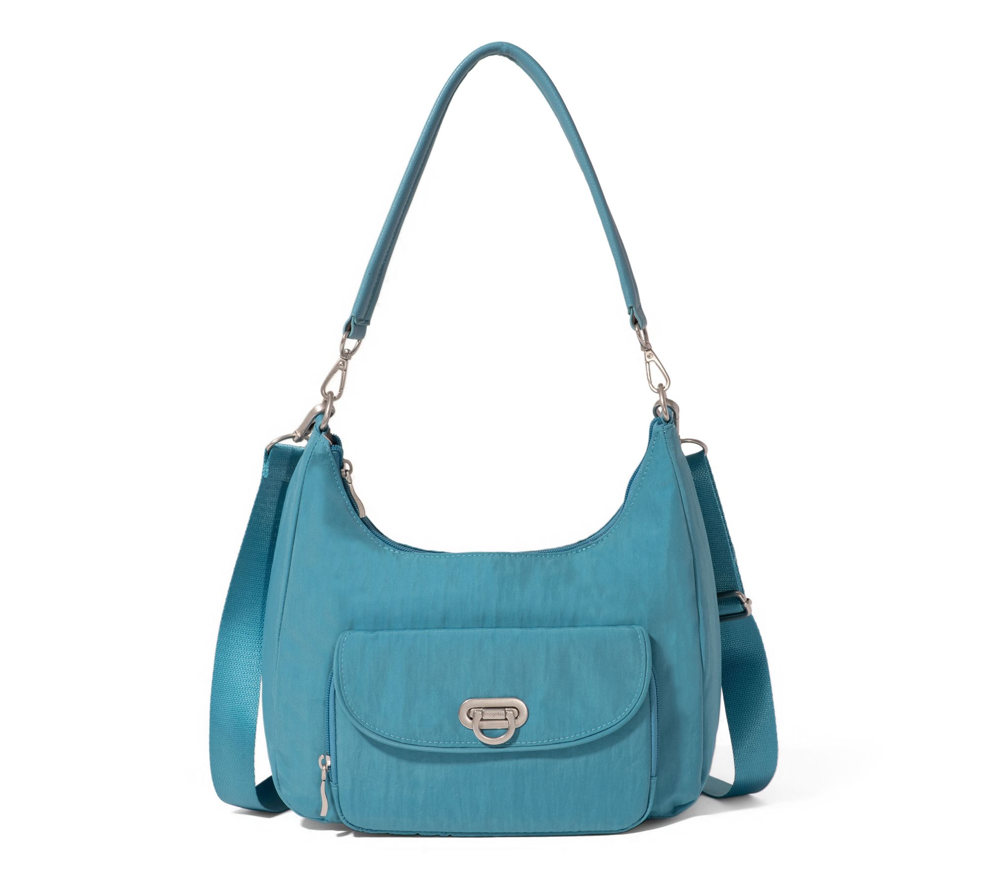 Baggallini Coastal Flip-Lock Half Moon Bag