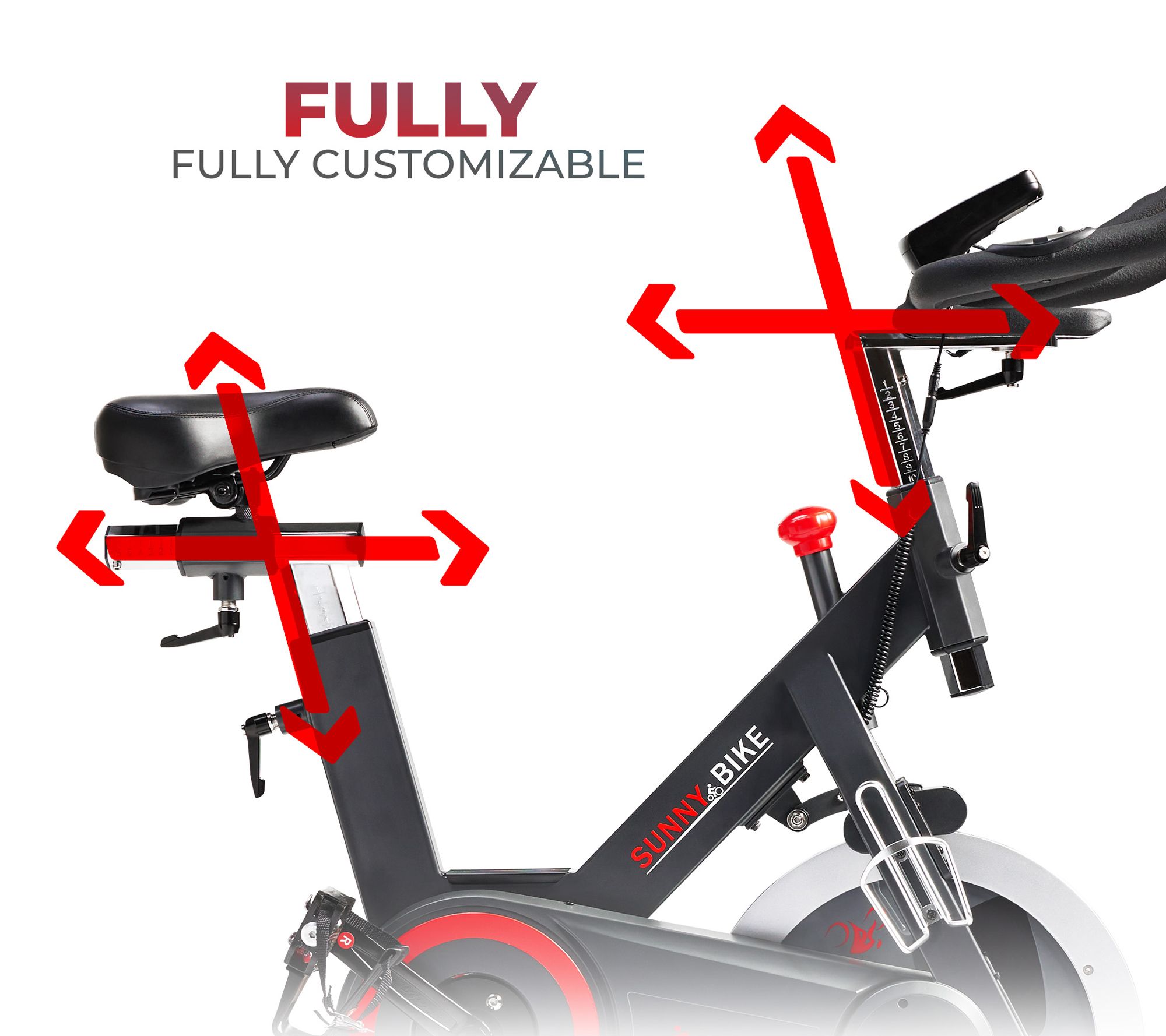 Sunny Health Fitness Indoor Cycle Bike w SunnyFit App QVC