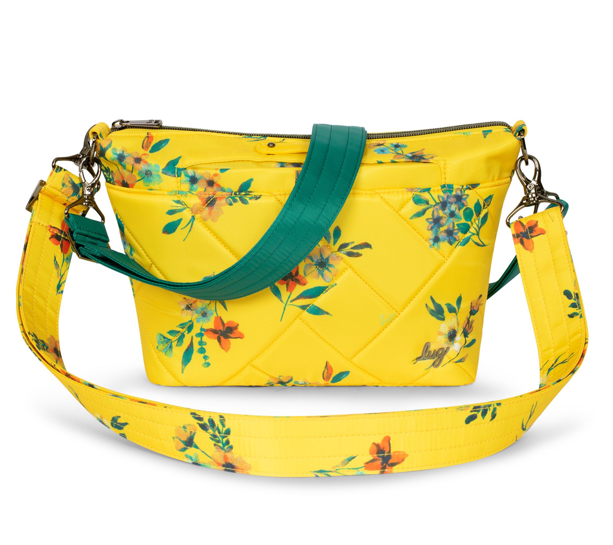 Lug RFID Quilted Crossbody w/ 2 Straps - Flare 2
