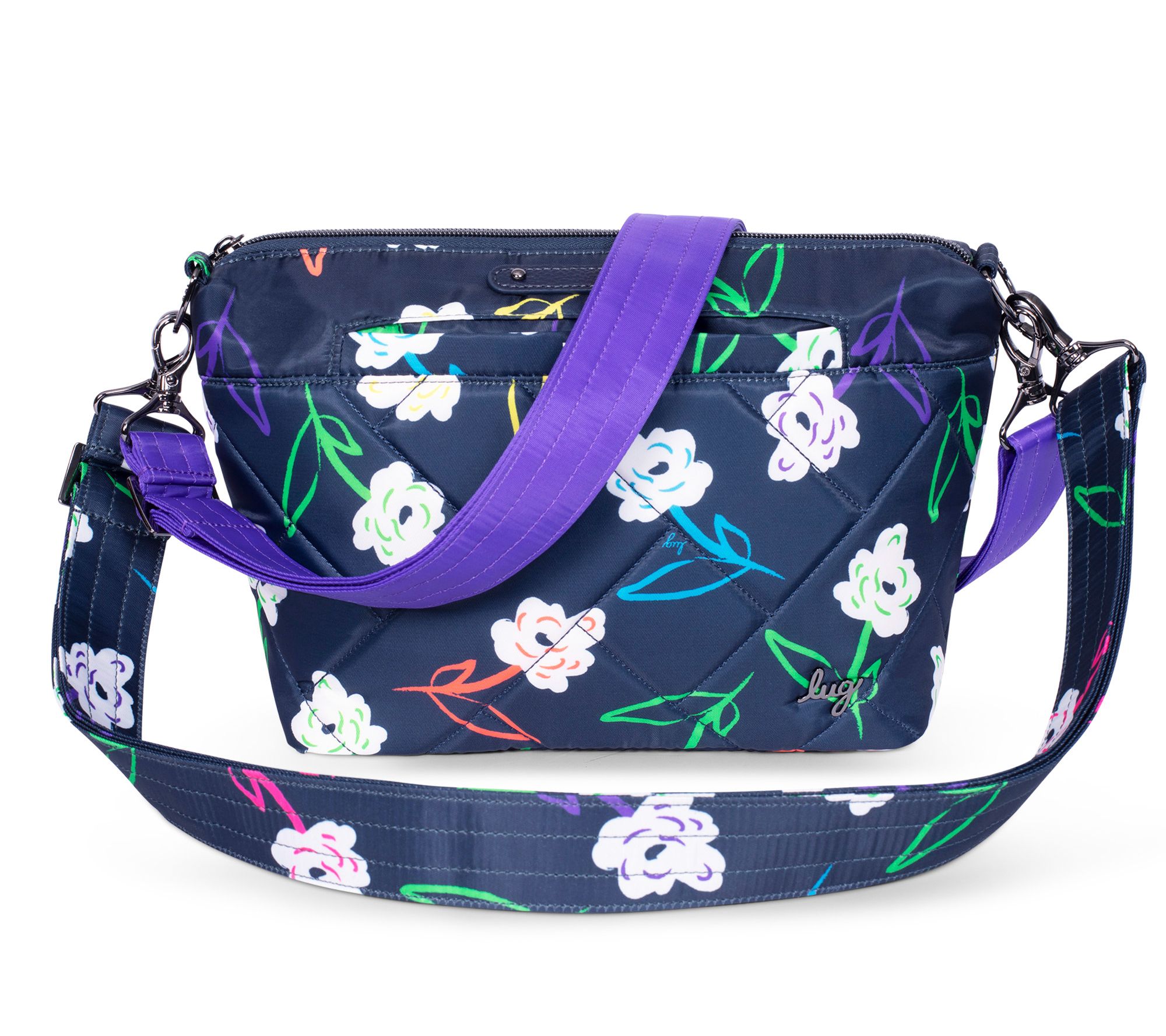 Lug RFID Quilted Crossbody w/ 2 Straps - Flare 2