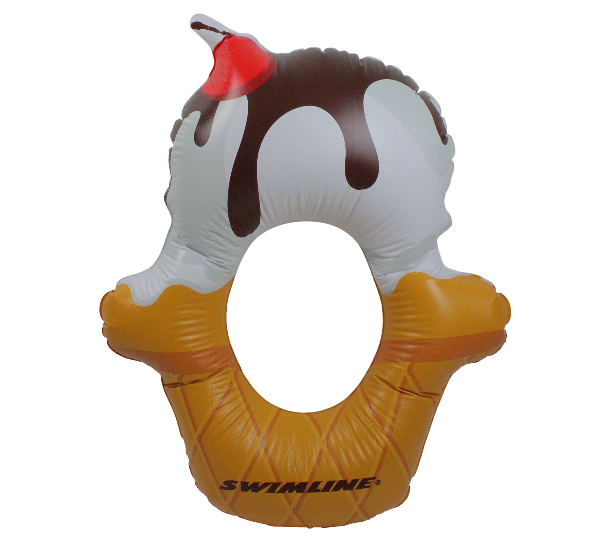 Swim Central 46" Inflatable Ice Cream Cone Pool Float