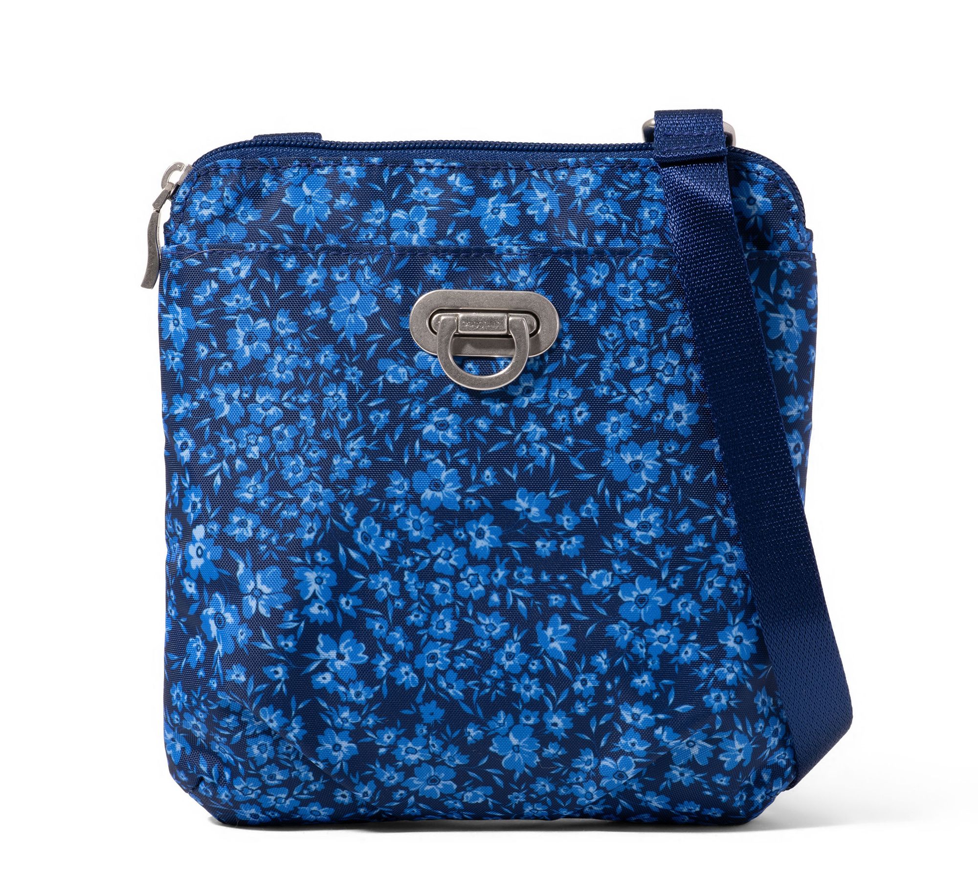 Baggallini Coastal Flip-Lock Nylon Mini Crossbody Bag