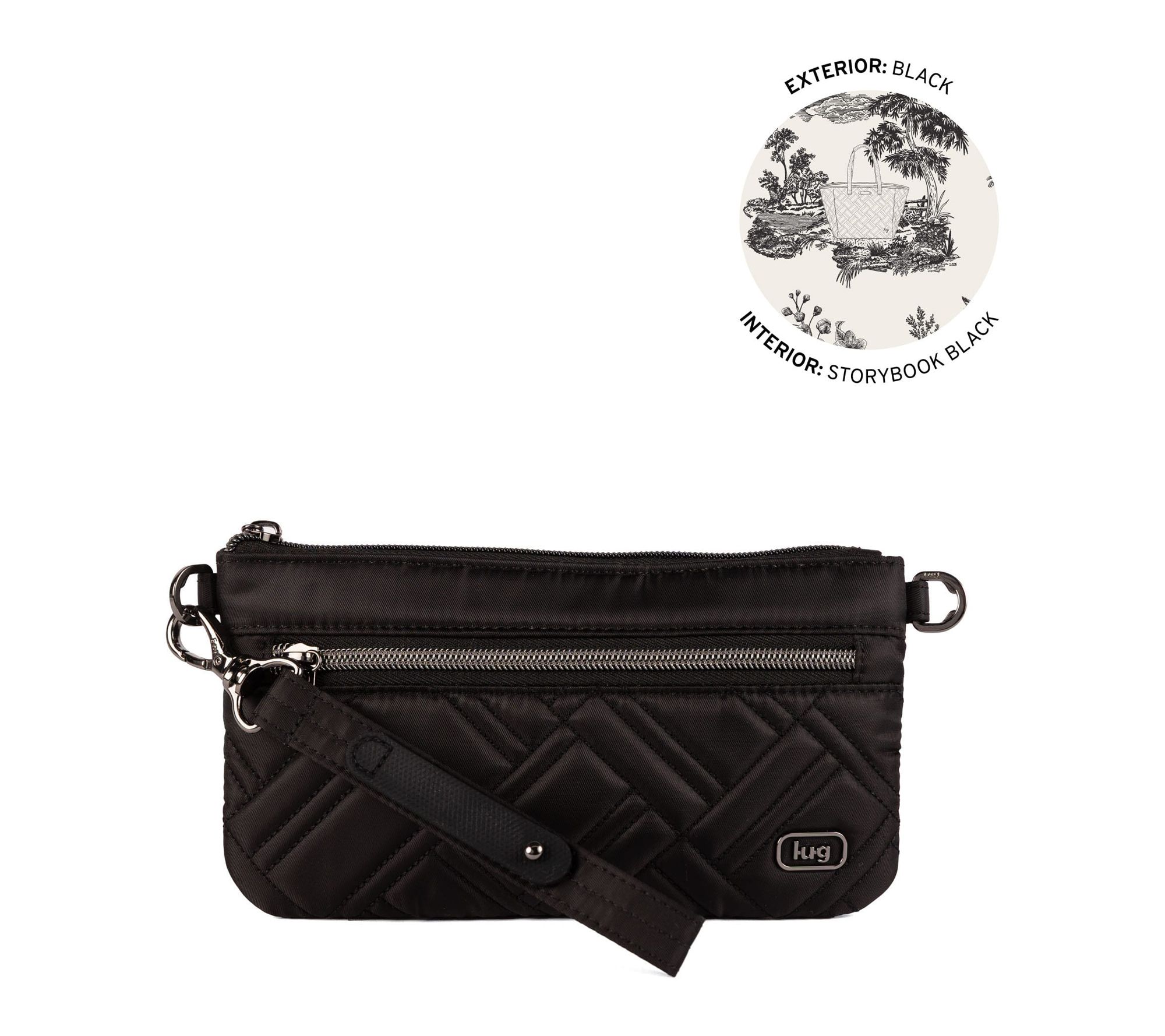 Lug Super Metro XL RFID Wristlet with Charm Bar