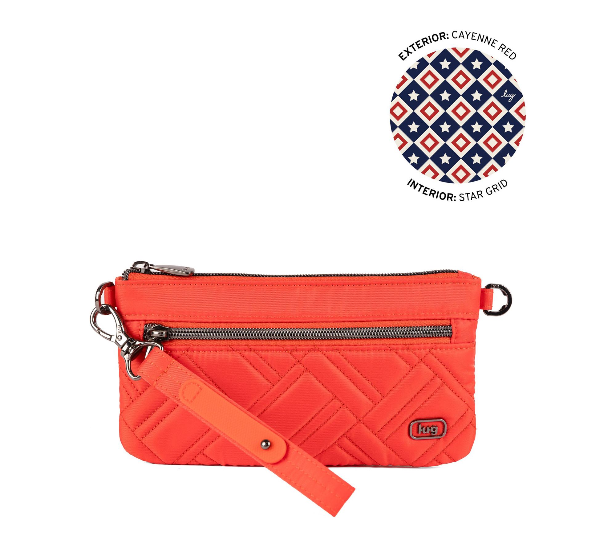 Lug Super Metro XL RFID Wristlet with Charm Bar