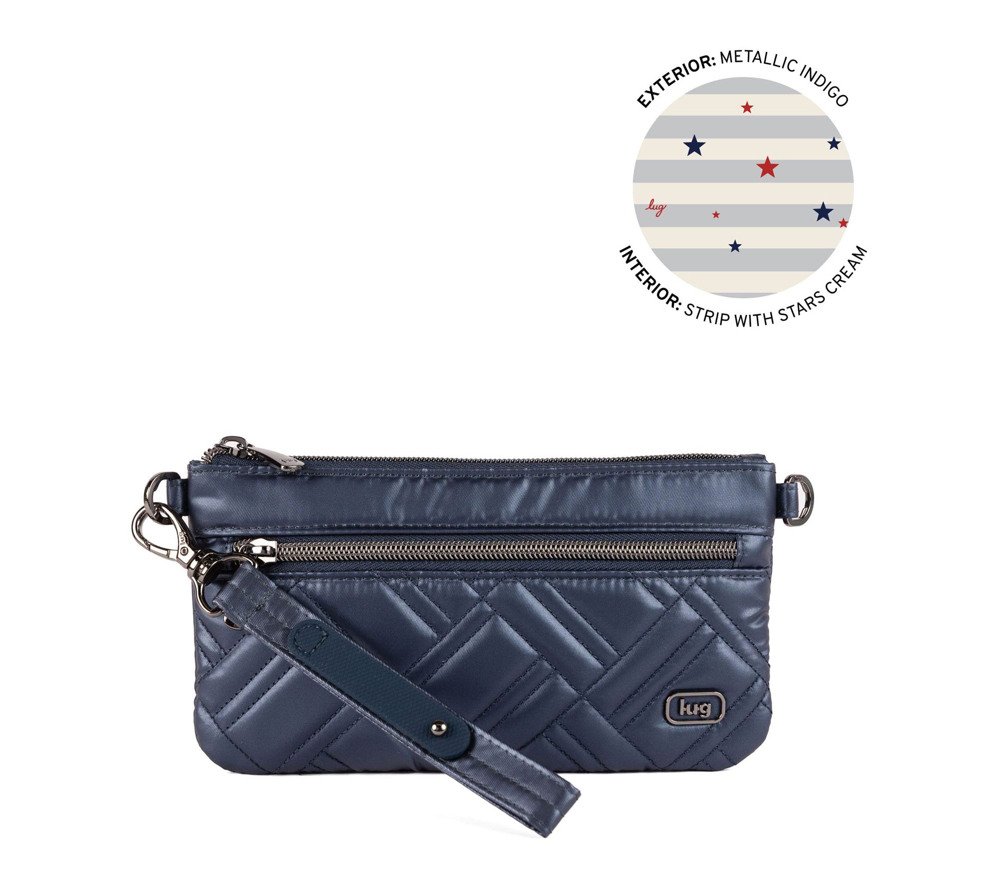 Lug Super Metro XL RFID Wristlet with Charm Bar