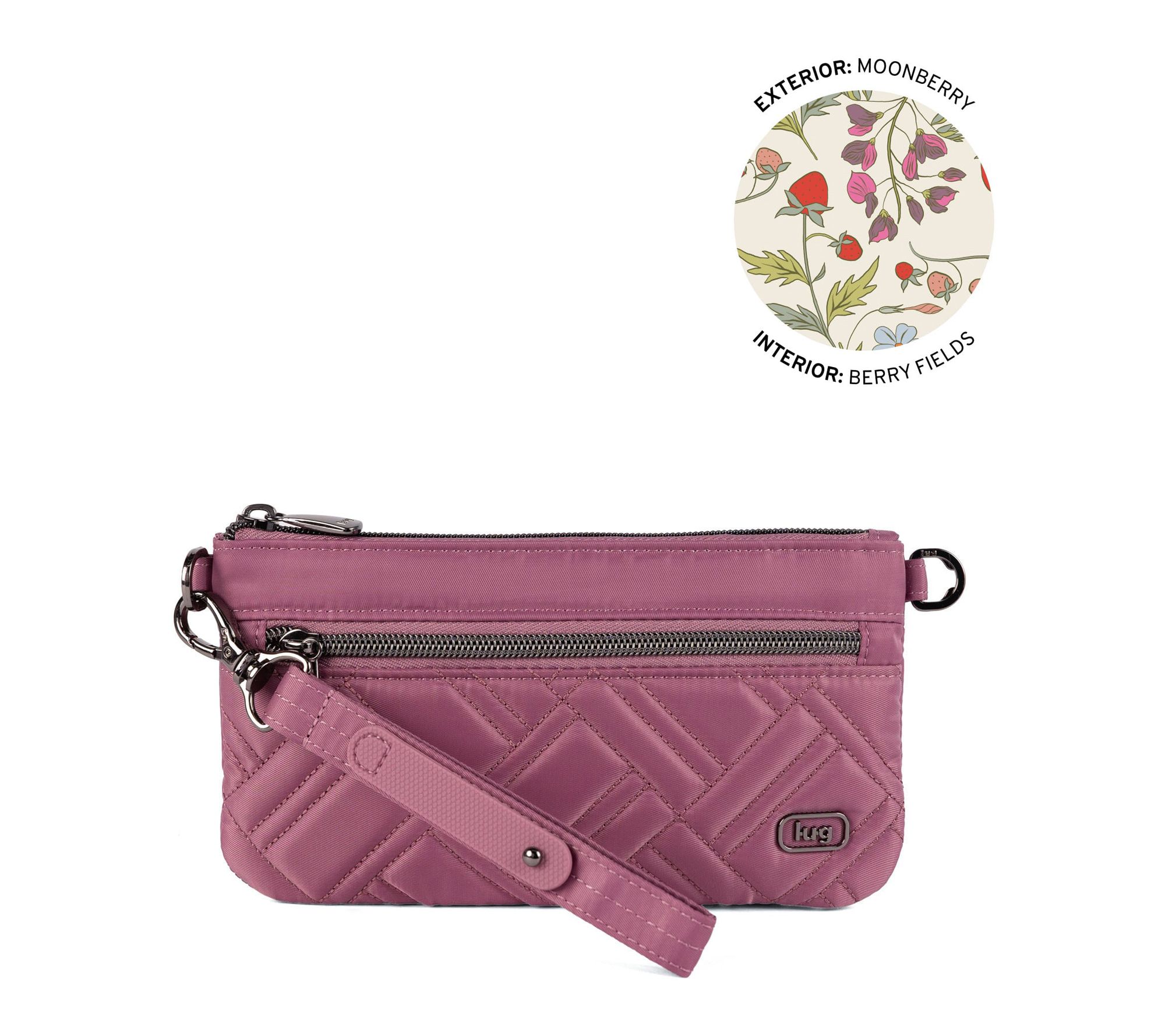 Lug Super Metro XL RFID Wristlet with Charm Bar