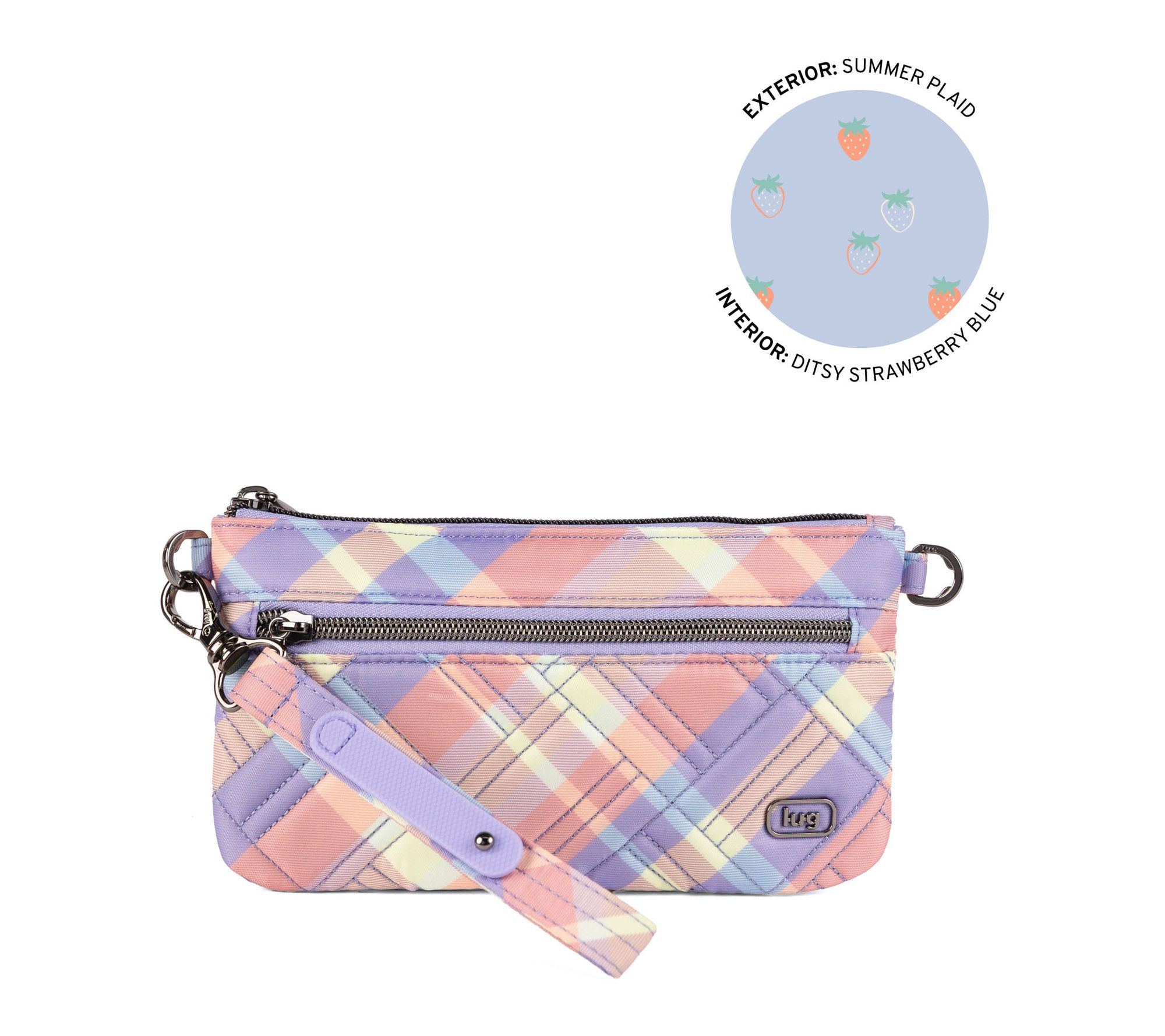 Lug Super Metro XL RFID Wristlet with Charm Bar