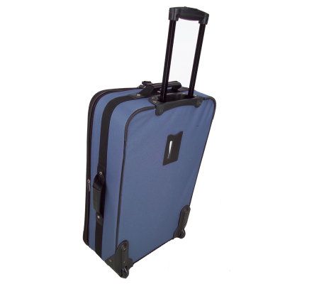 Gloria Vanderbilt 3-Piece Solid Expandable Luggage Set 