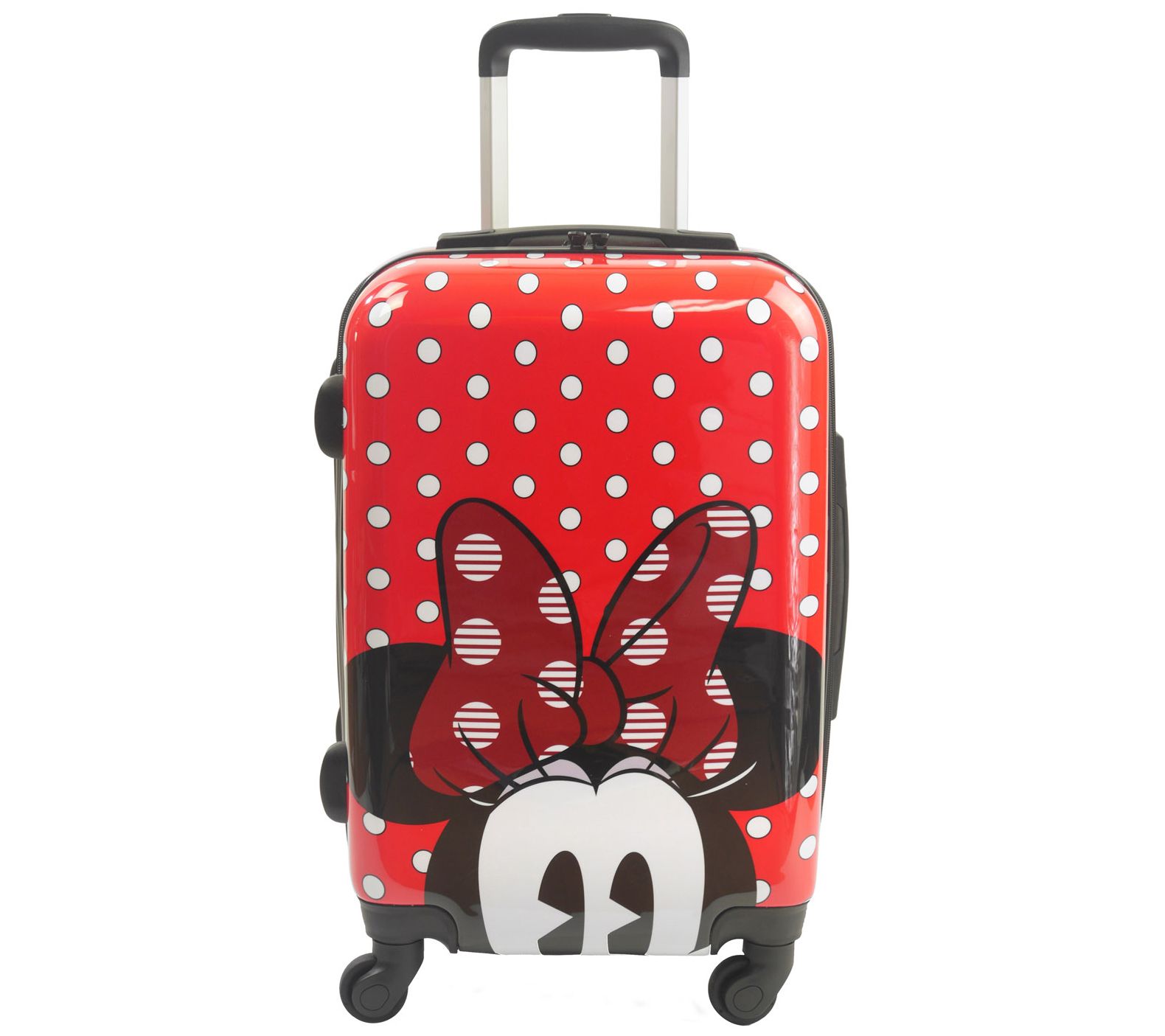 FUL Disney Minnie Mouse Polka Dot 21 Spinner Luggage - QVC.com
