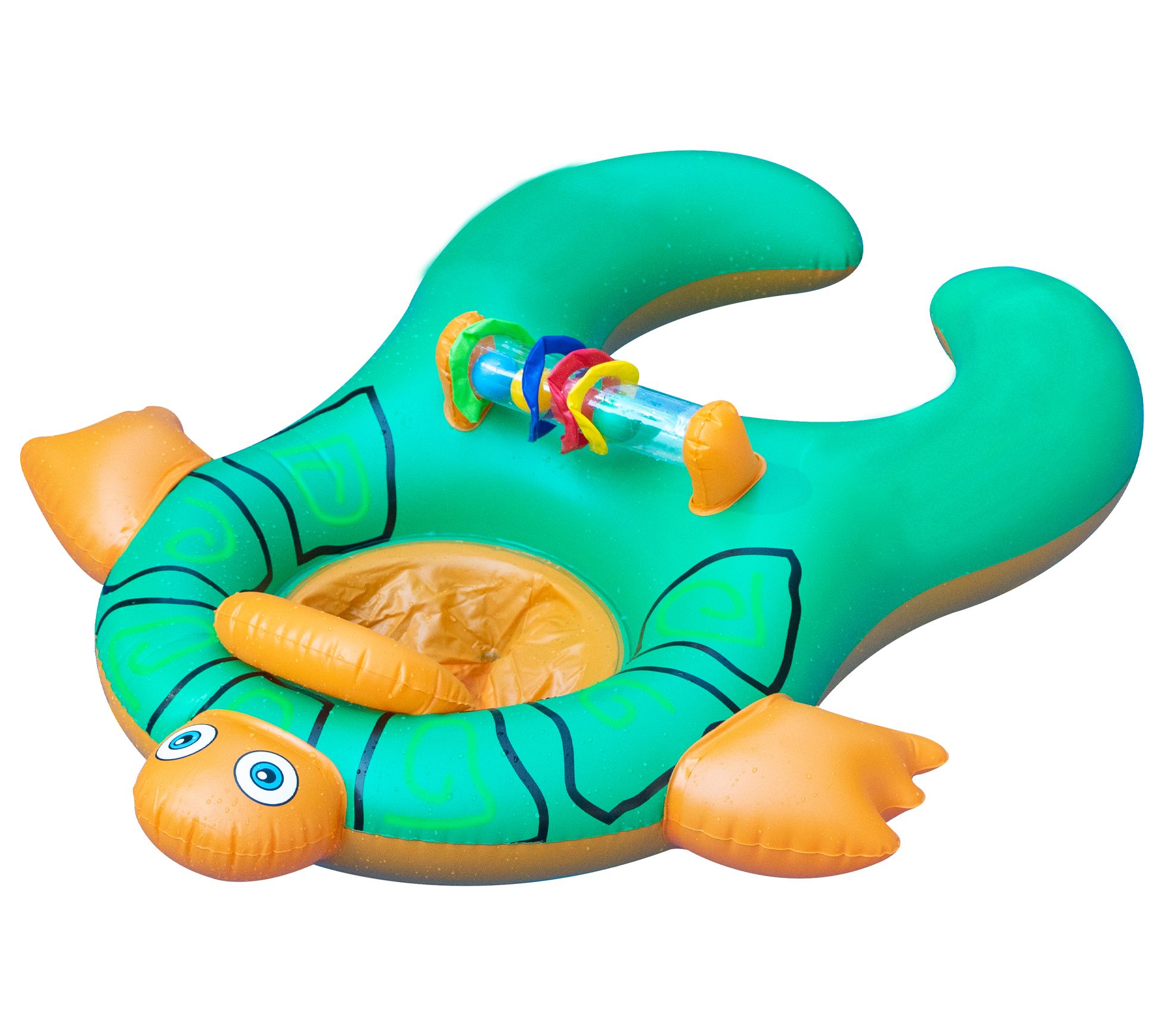Swim Central 40" Turtle Baby Inflatable Swimming Pool Seat