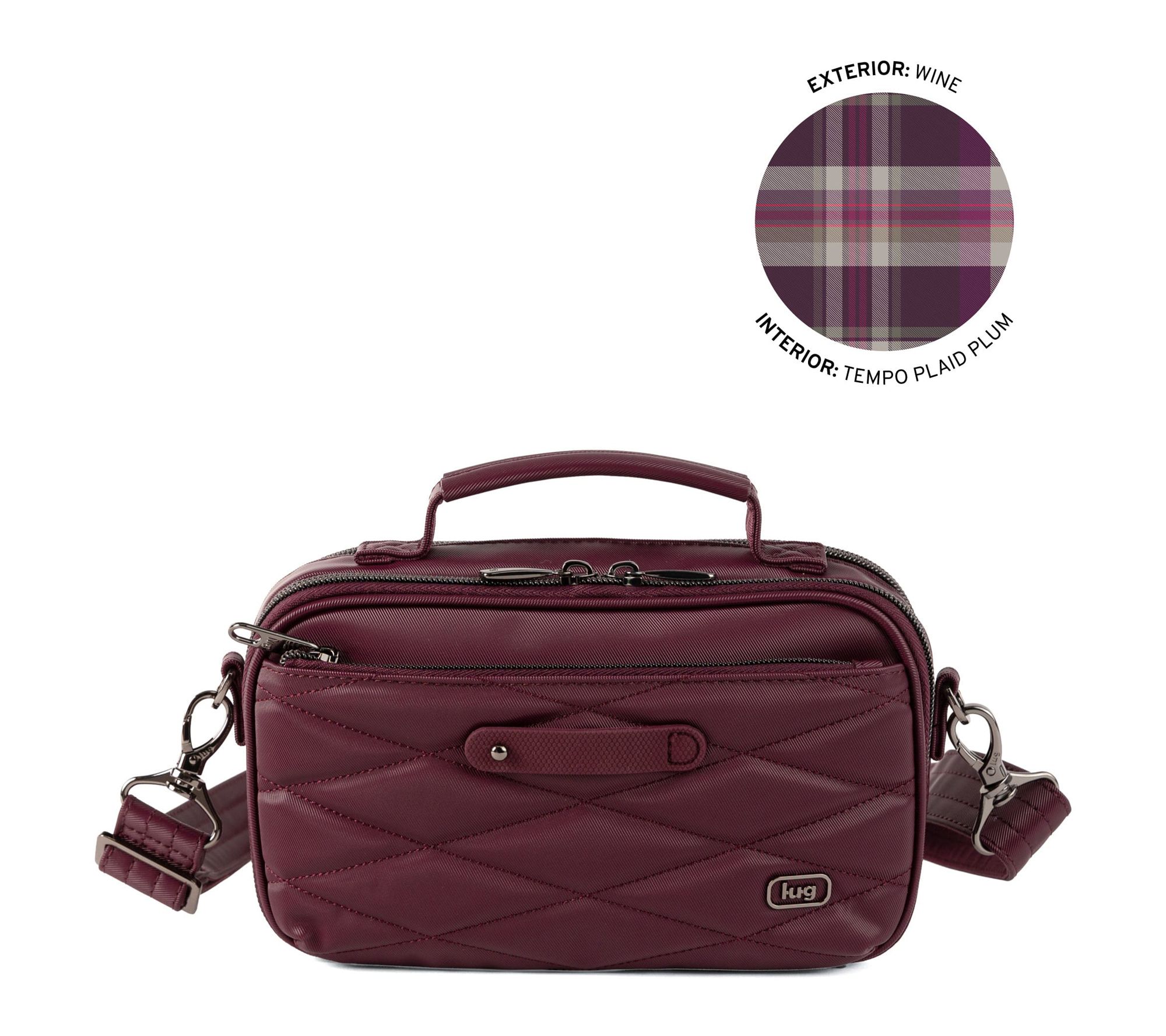 Lug Legacy Crossbody Satin Luxe with RFID - Roundabout