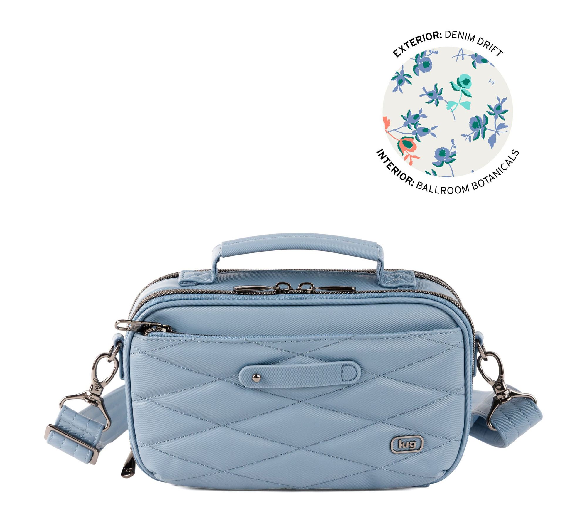 Lug Legacy Crossbody Satin Luxe with RFID - Roundabout