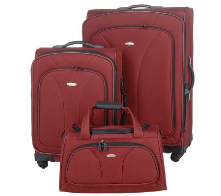 Samsonite 3-Piece Spinner Luggage Set - QVC.com