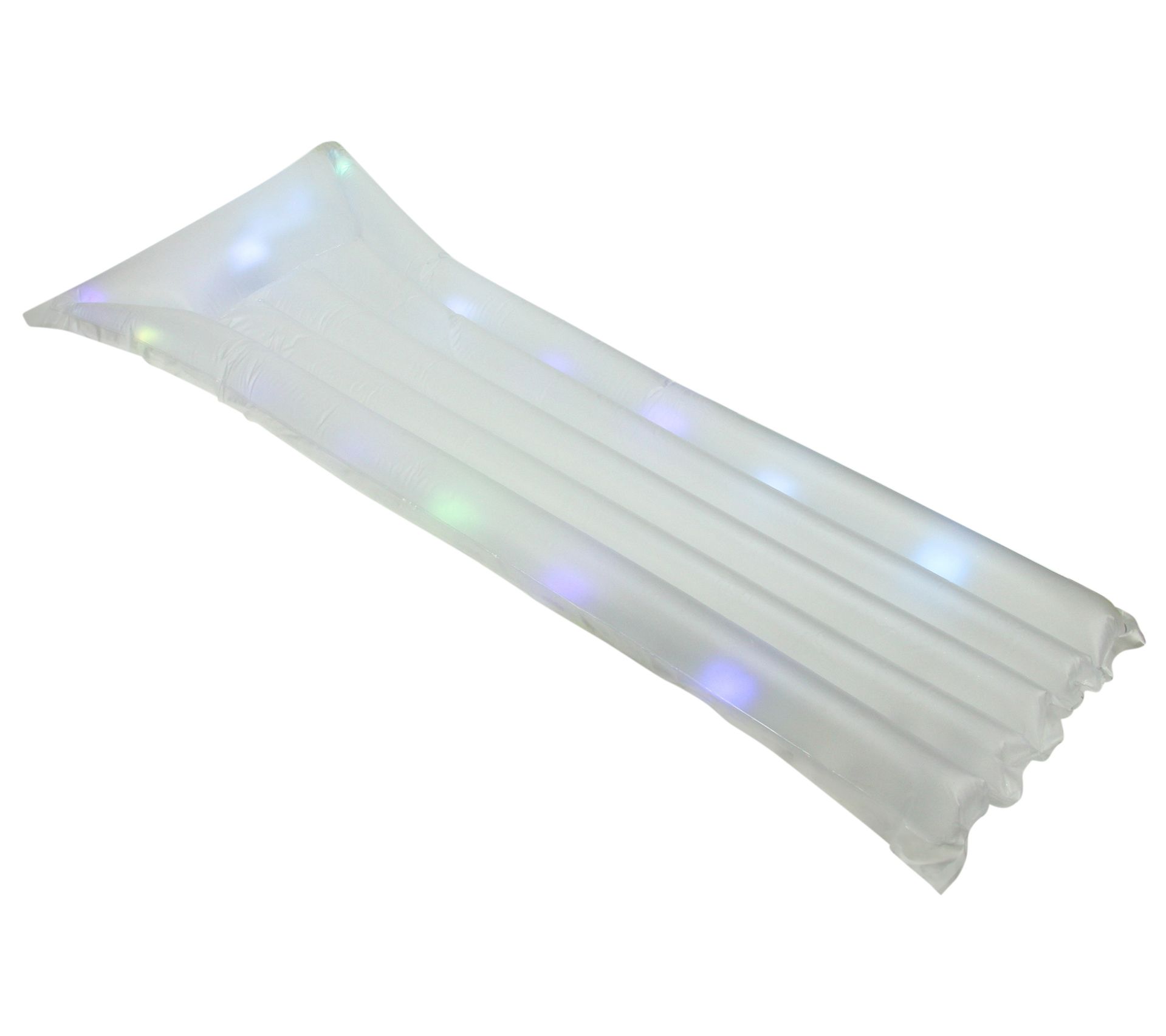 Pool Central Inflatable Clear LED Pool Raft 67.75"
