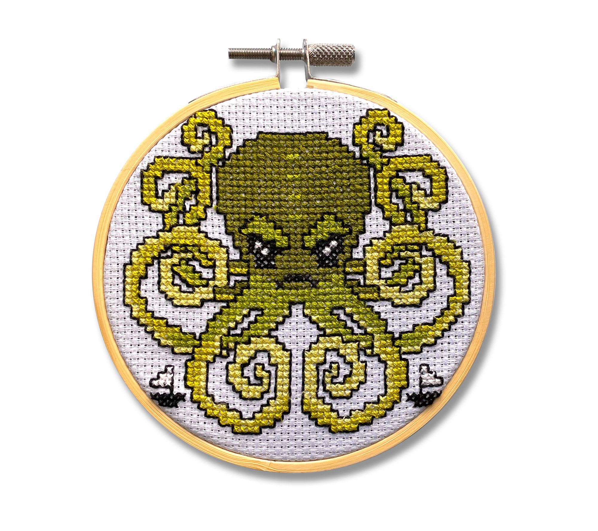 Spot Colors Kraken Counted Cross Stitch Kit