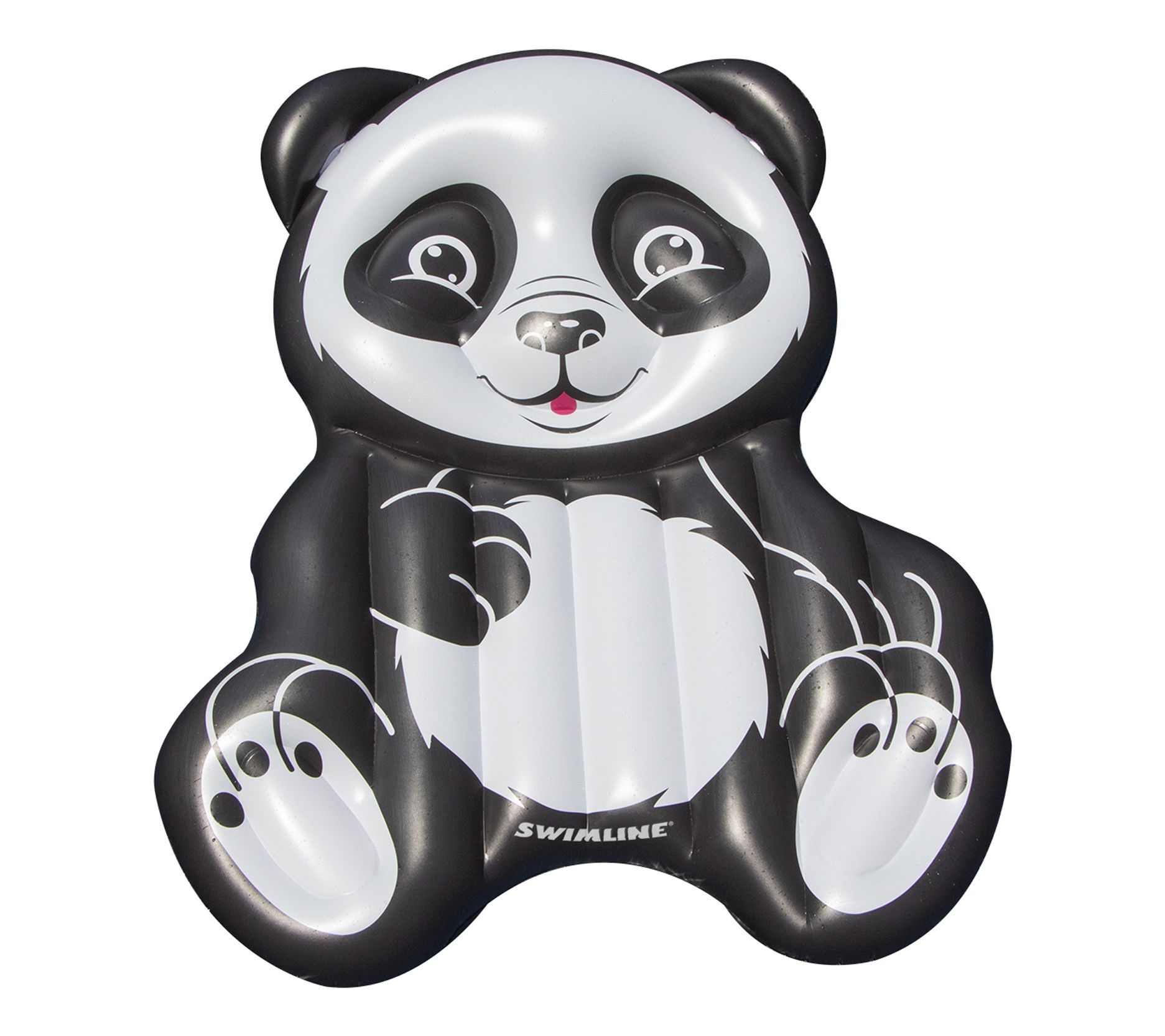 Swim Central 71" Black and White Oversized Panda Pool Float
